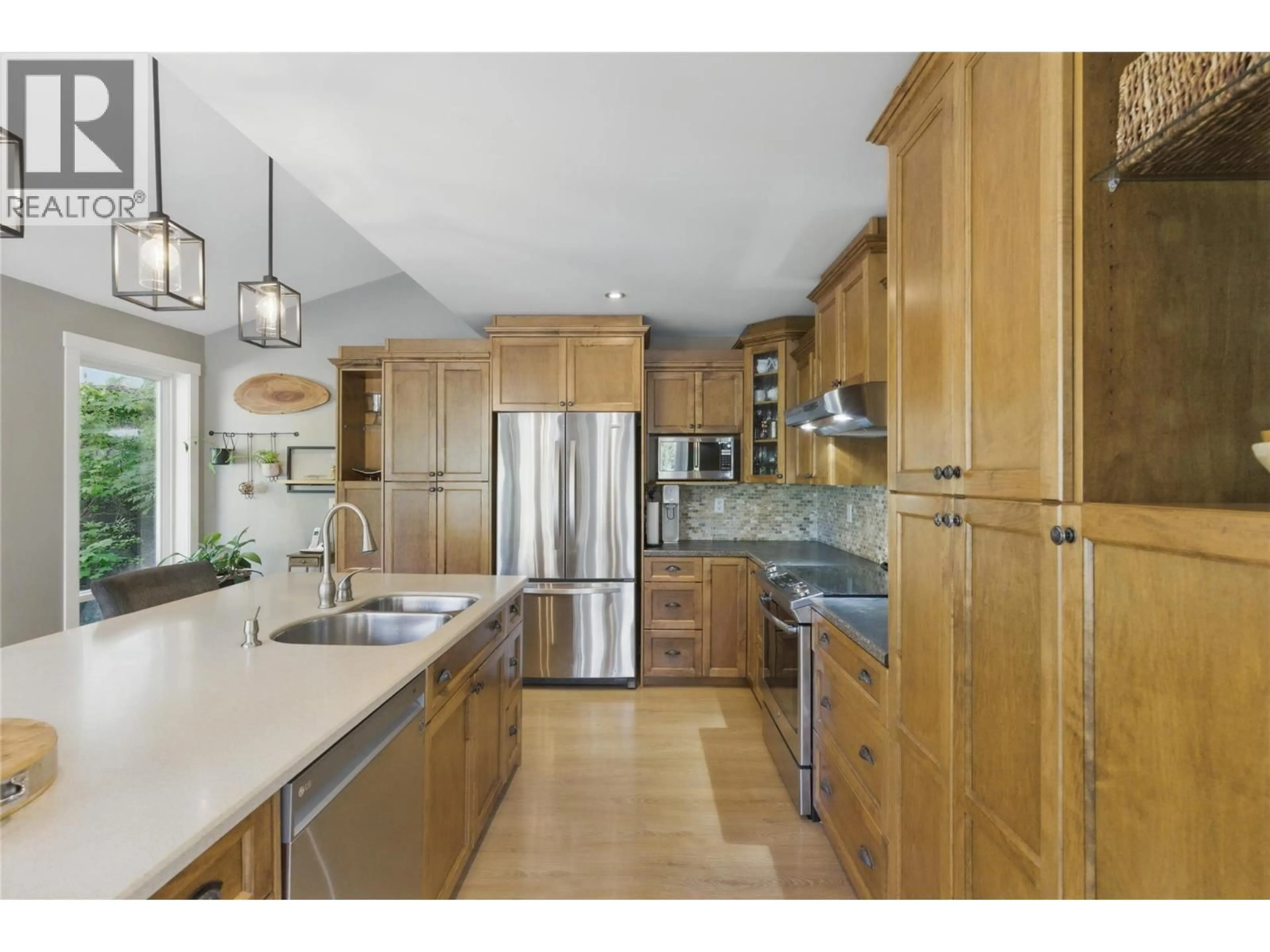 Open concept kitchen, ceramic/tile floor for 2250 PAUL LAKE ROAD, Kamloops British Columbia V2H1N9