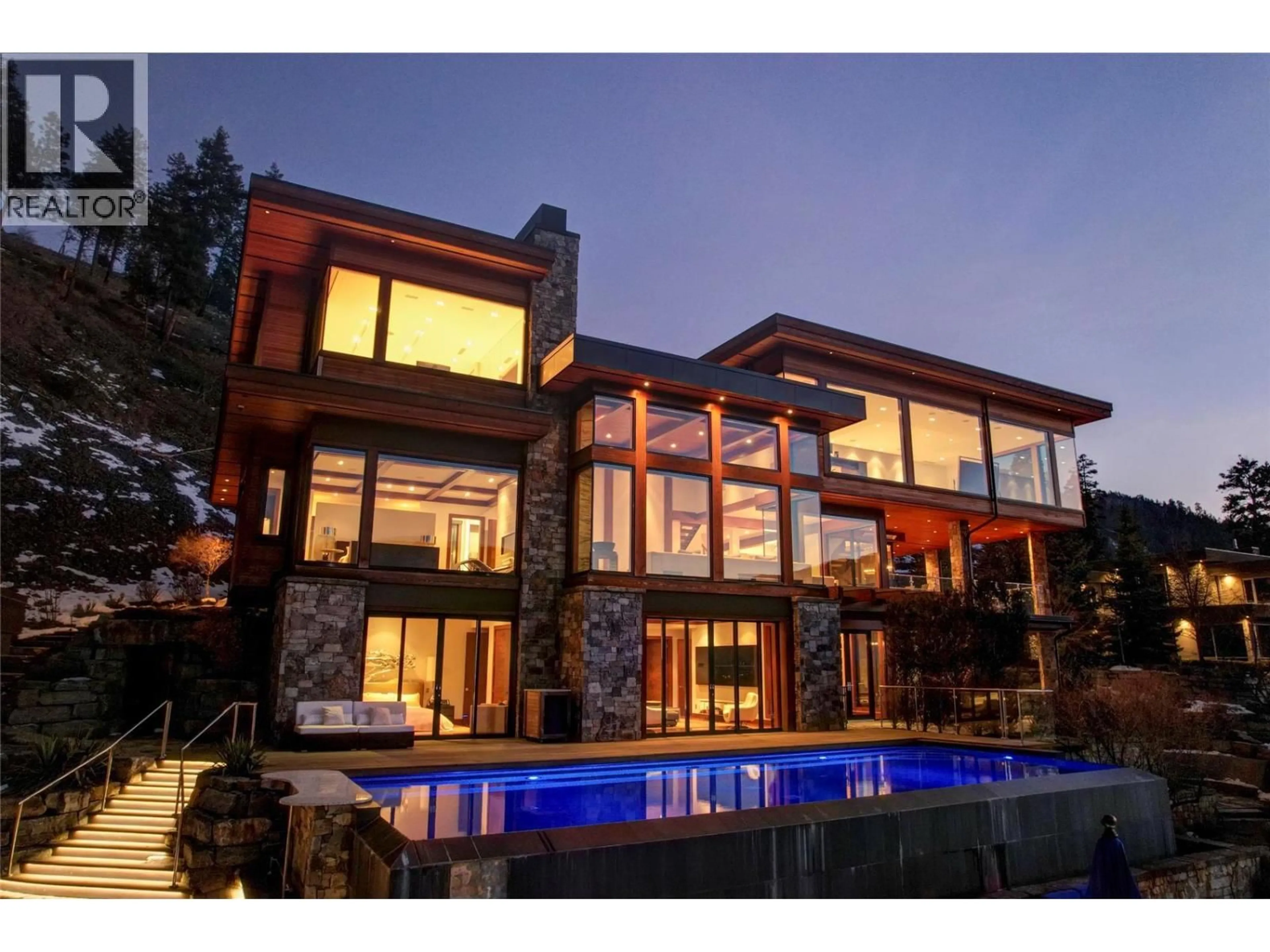 Home with brick exterior material, water/lake/river/ocean view for 23 - 180 SHEERWATER COURT, Kelowna British Columbia V1V2X1