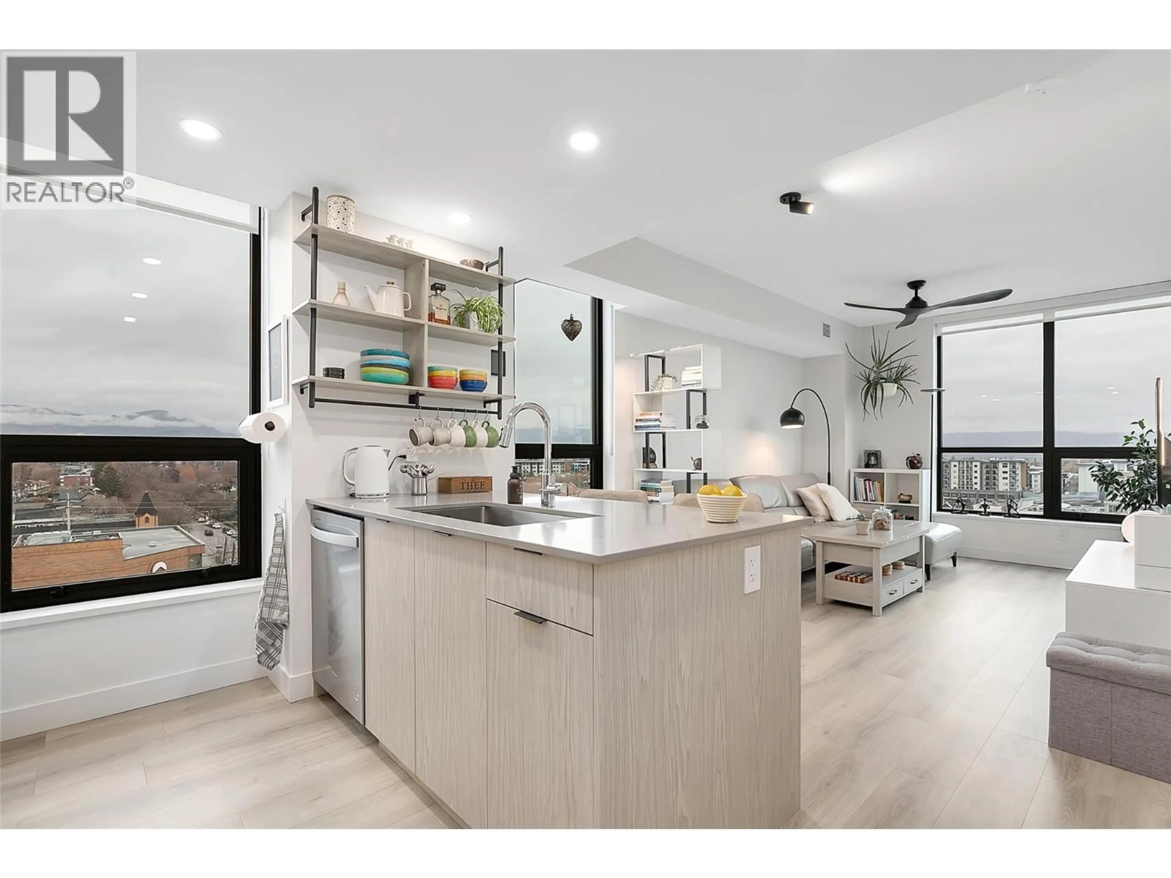 Open concept kitchen, unknown for 905 - 1488 BERTRAM STREET, Kelowna British Columbia V1Y0M6