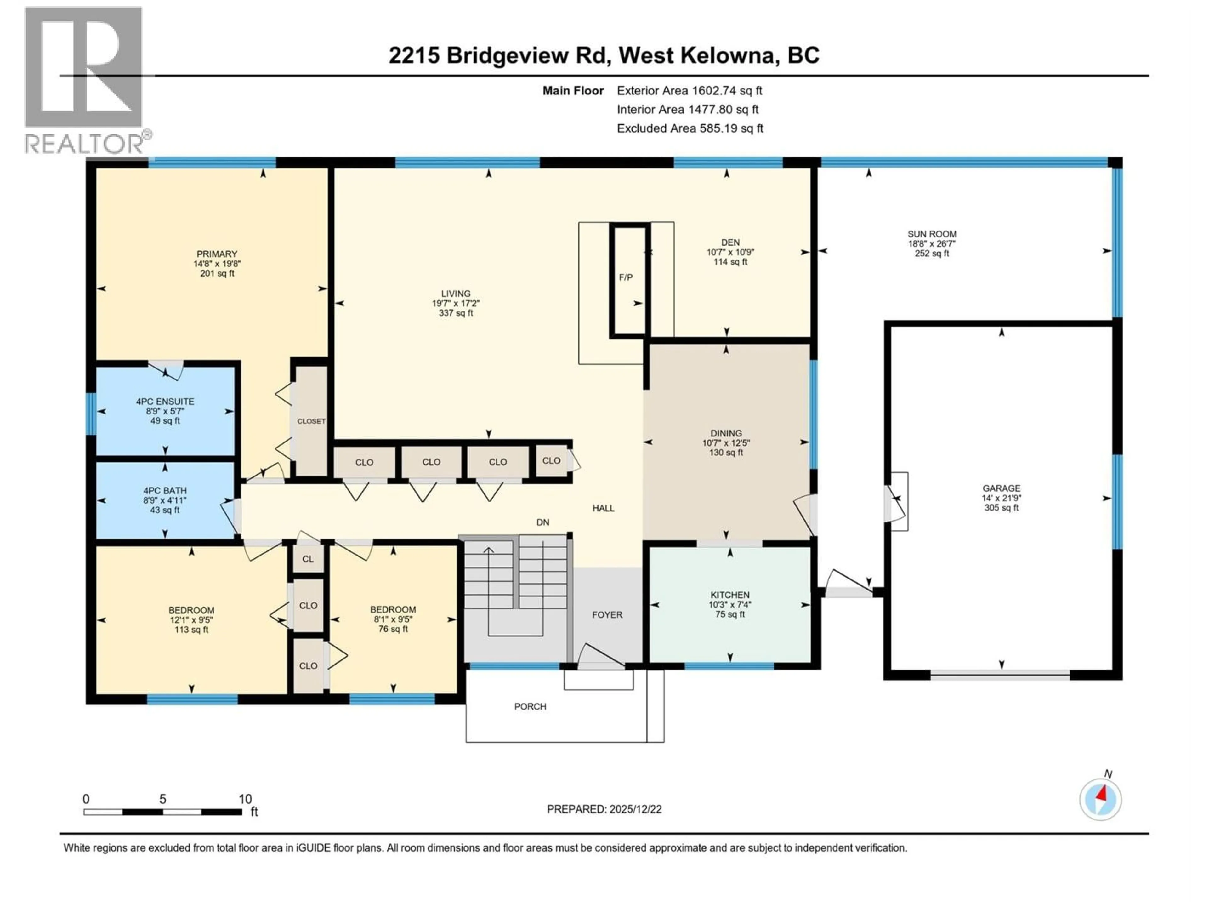Floor plan for 2215 BRIDGEVIEW ROAD, West Kelowna British Columbia V1Z1B8