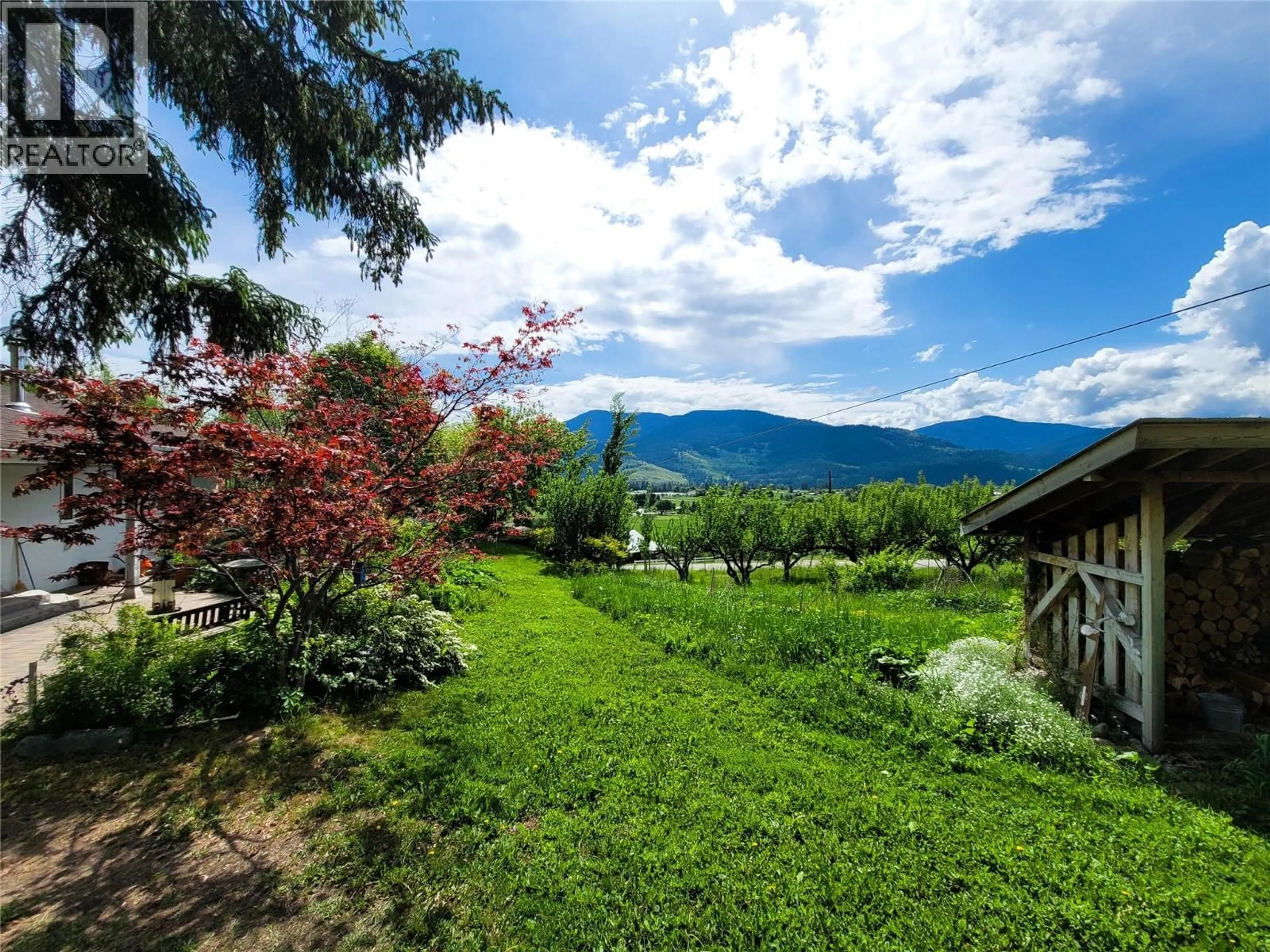 Patio, mountain view for 5855 SPENCER ROAD, Grand Forks British Columbia V0H1H5