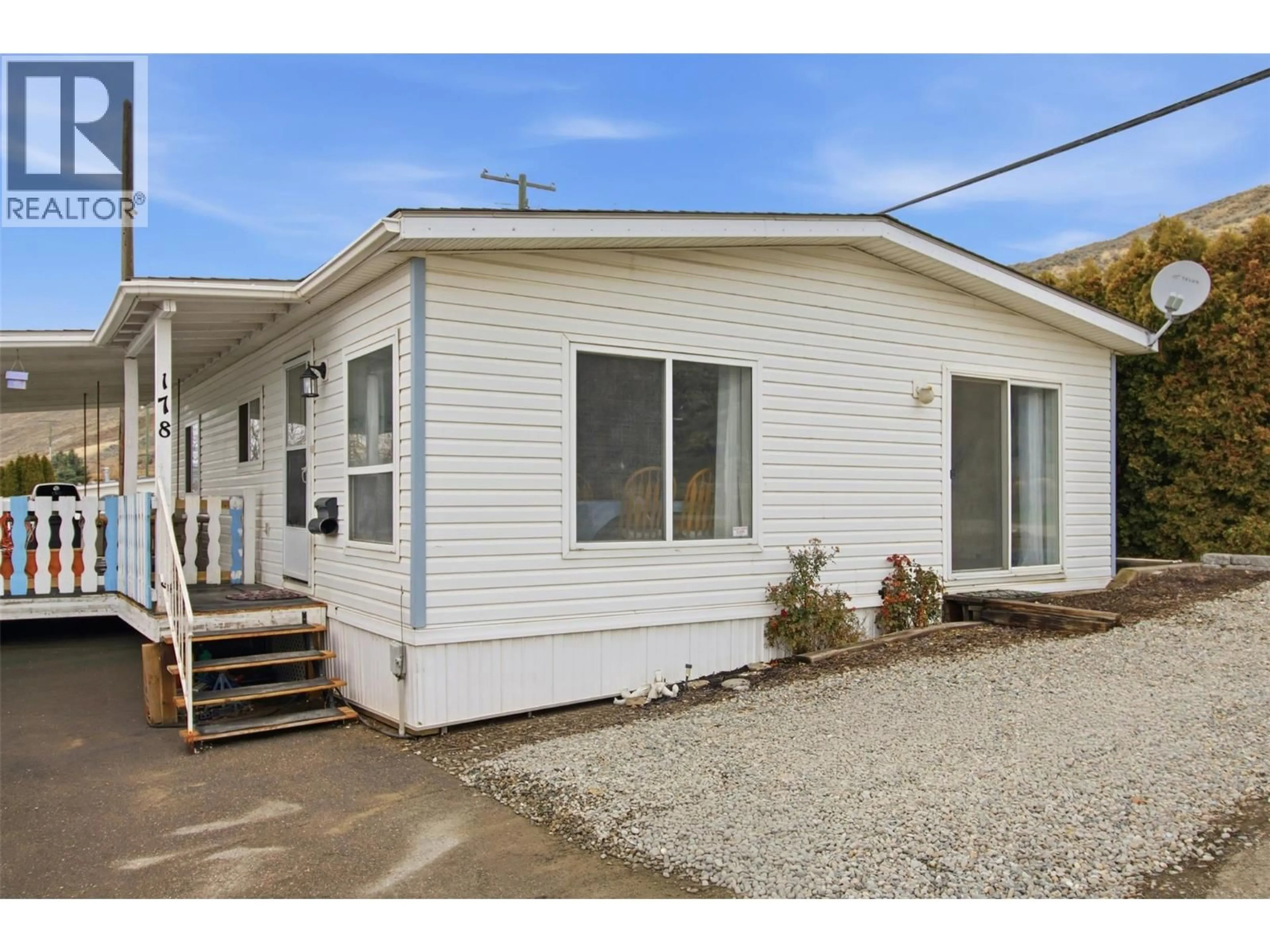 Home with vinyl exterior material, street for 178 - 1655 ORD ROAD, Kamloops British Columbia V2B7V6