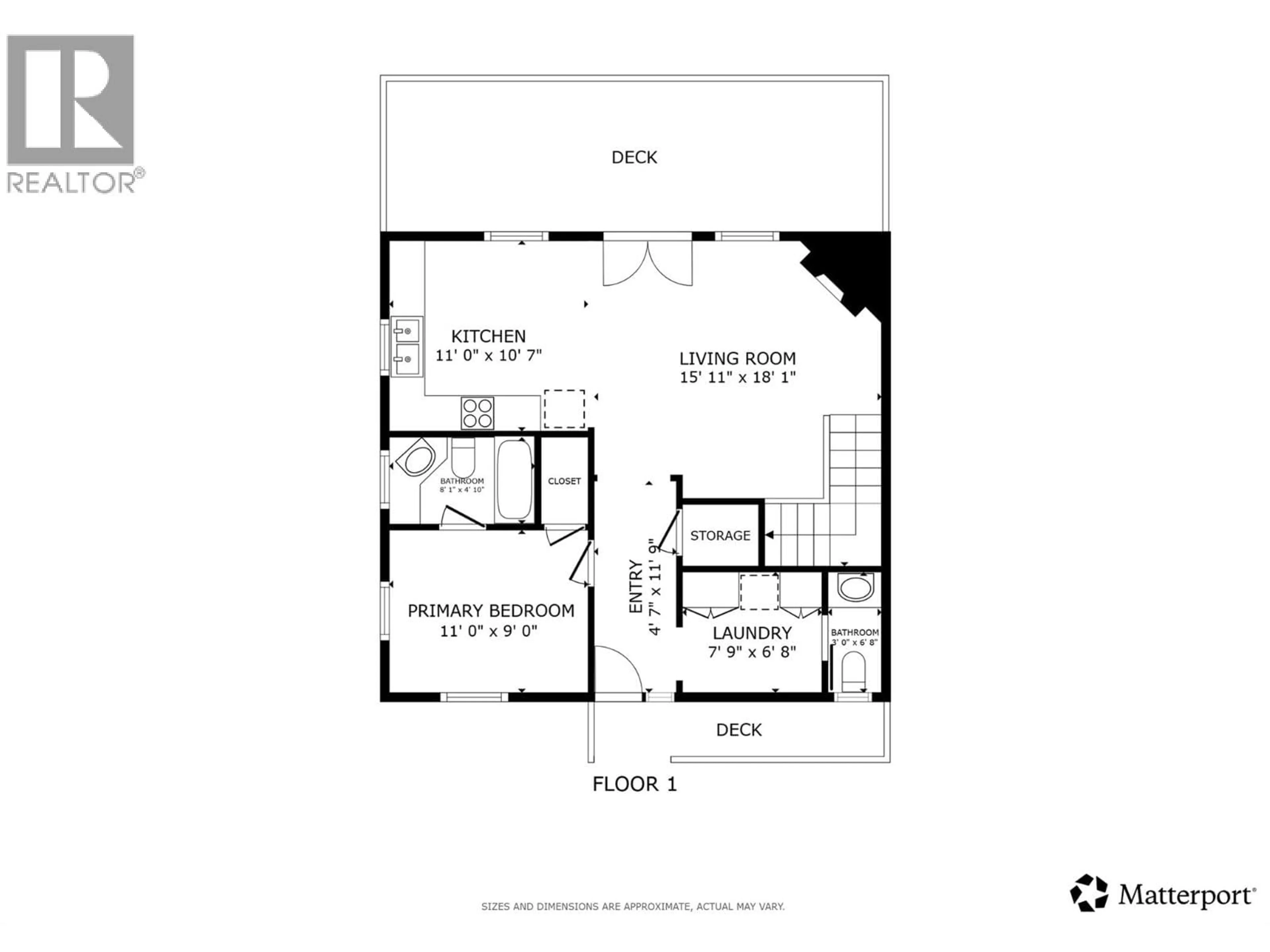 Floor plan for 1 - 1211 APEX MOUNTAIN ROAD, Penticton British Columbia V2A0E2