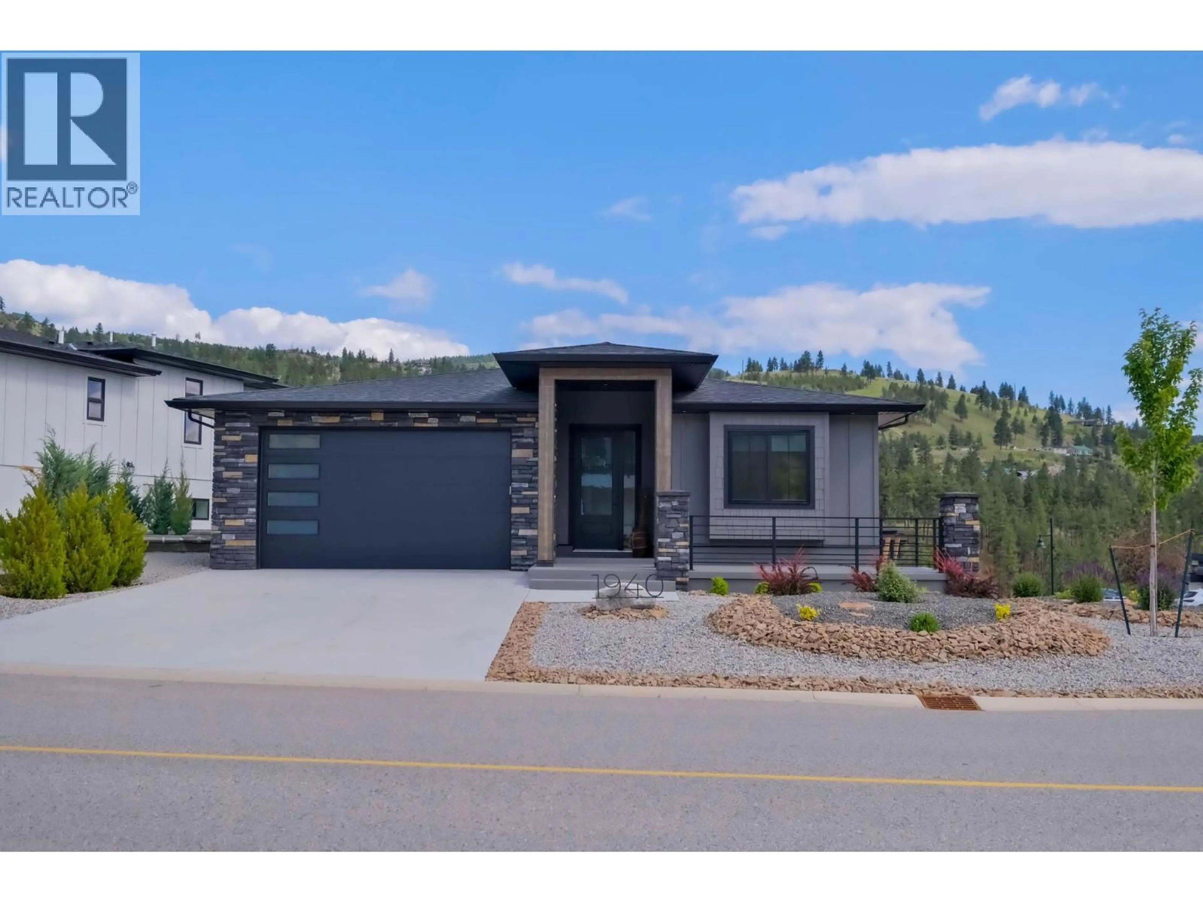 Home with brick exterior material, street for 1940 HARRIS DRIVE, Penticton British Columbia V2A0C8