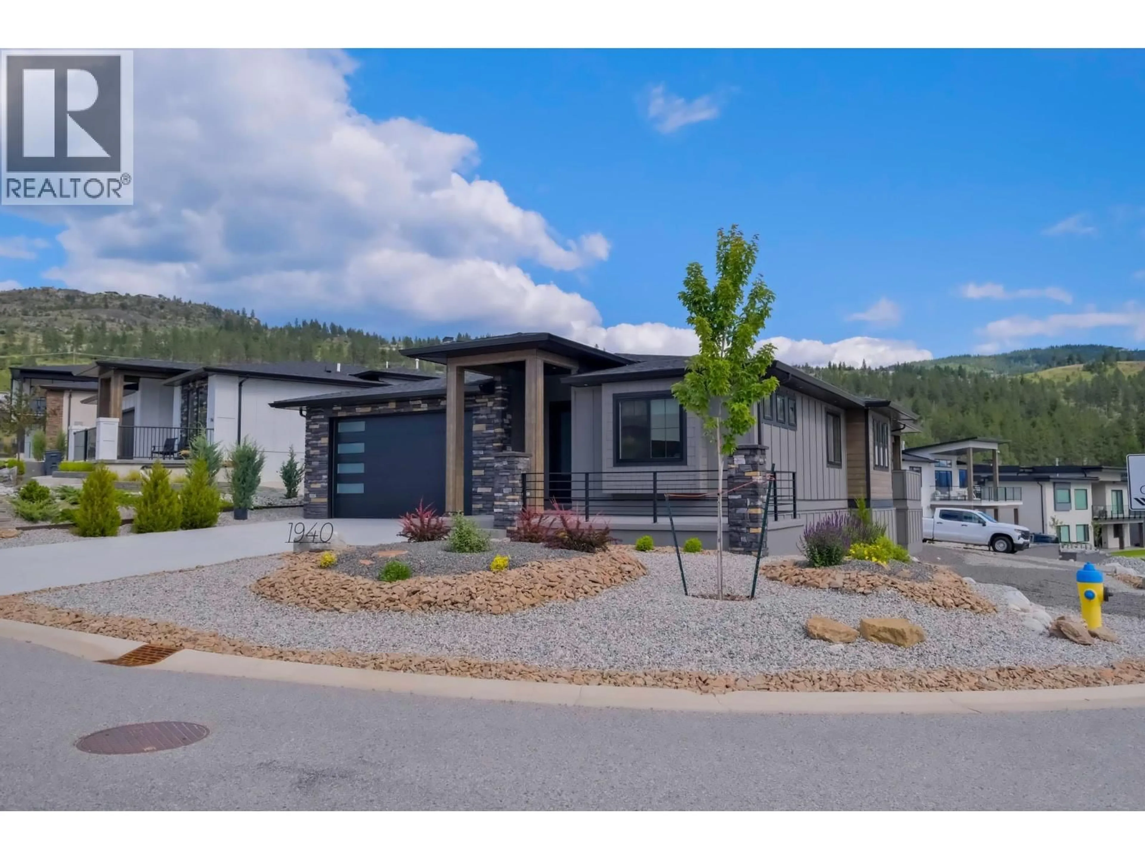 Home with vinyl exterior material, mountain view for 1940 HARRIS DRIVE, Penticton British Columbia V2A0C8