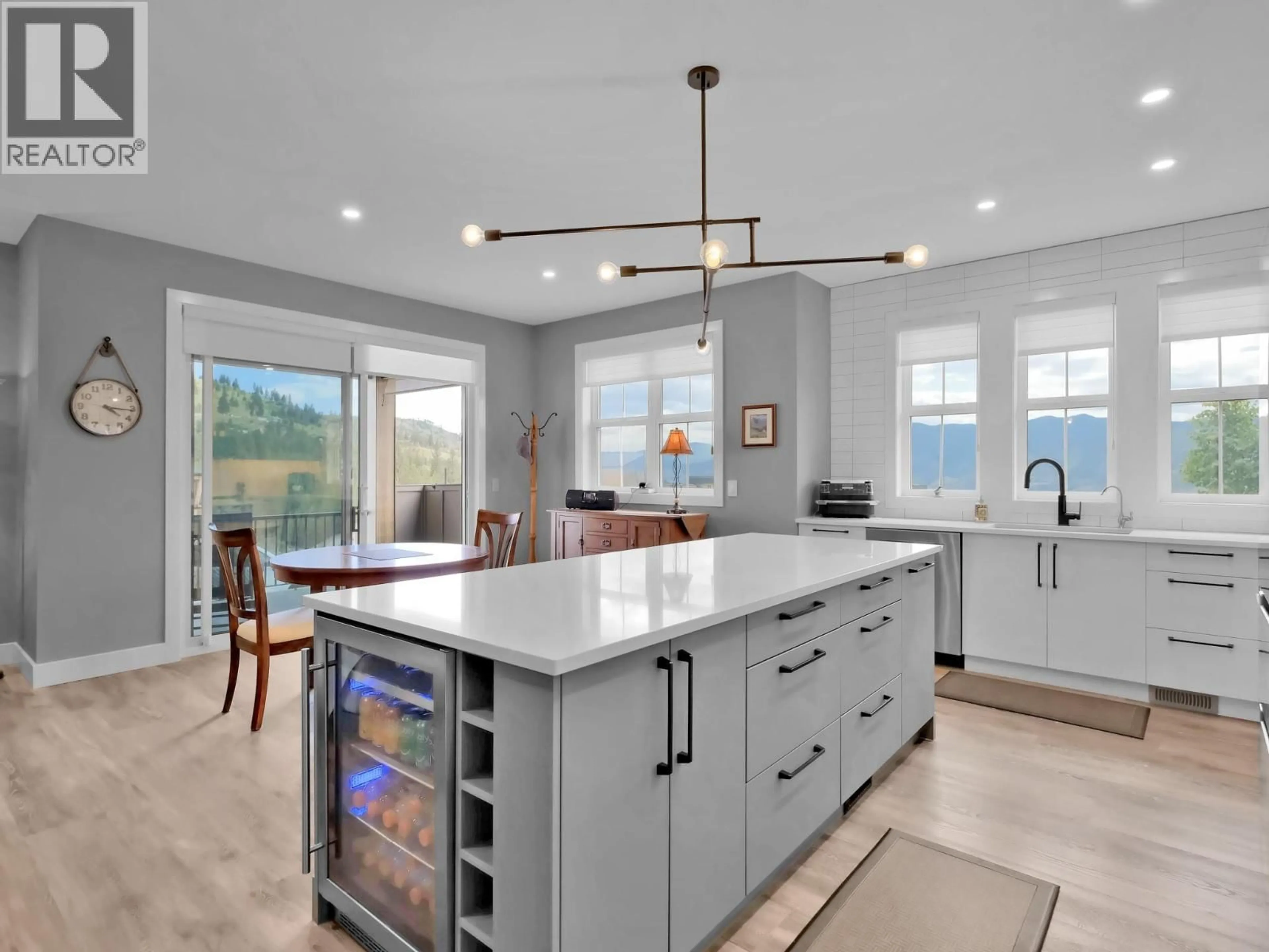 Open concept kitchen, ceramic/tile floor for 1940 HARRIS DRIVE, Penticton British Columbia V2A0C8