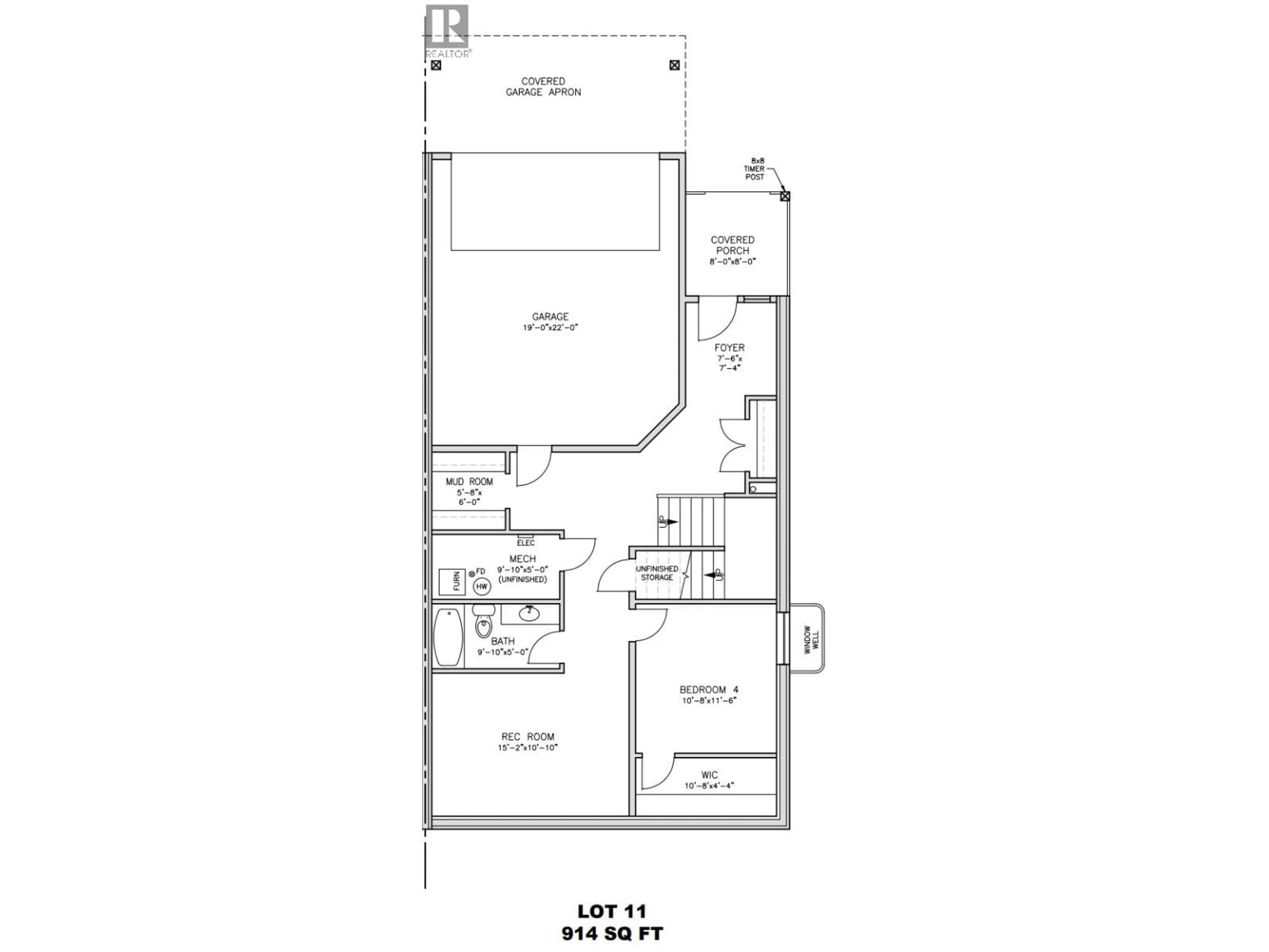 Floor plan for 7114 MORGAN LANE, Radium Hot Springs British Columbia V0A1M0