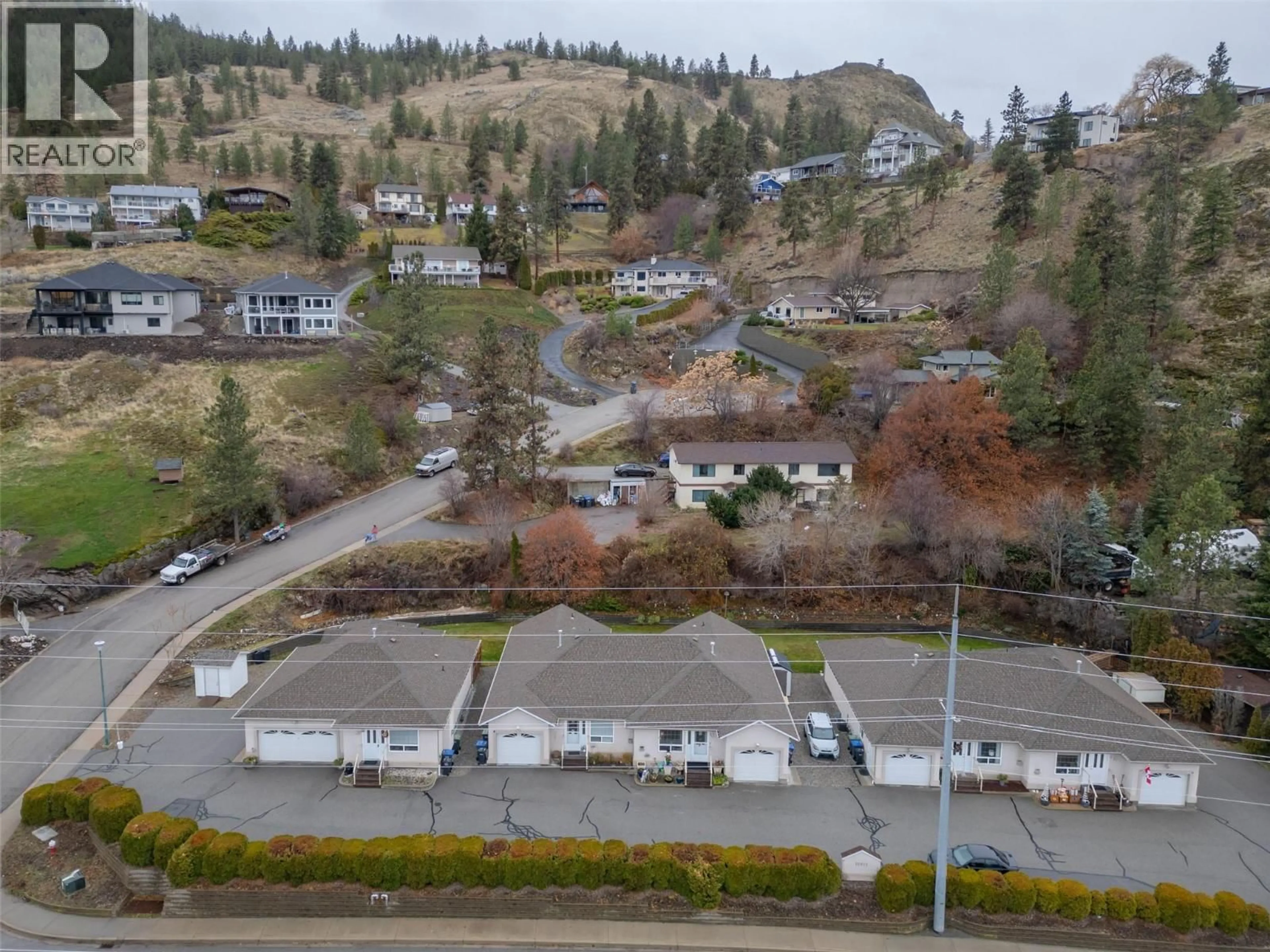 A pic from outside/outdoor area/front of a property/back of a property/a pic from drone, mountain view for 3 - 12612 GIANTS HEAD ROAD, Summerland British Columbia V0H1Z7