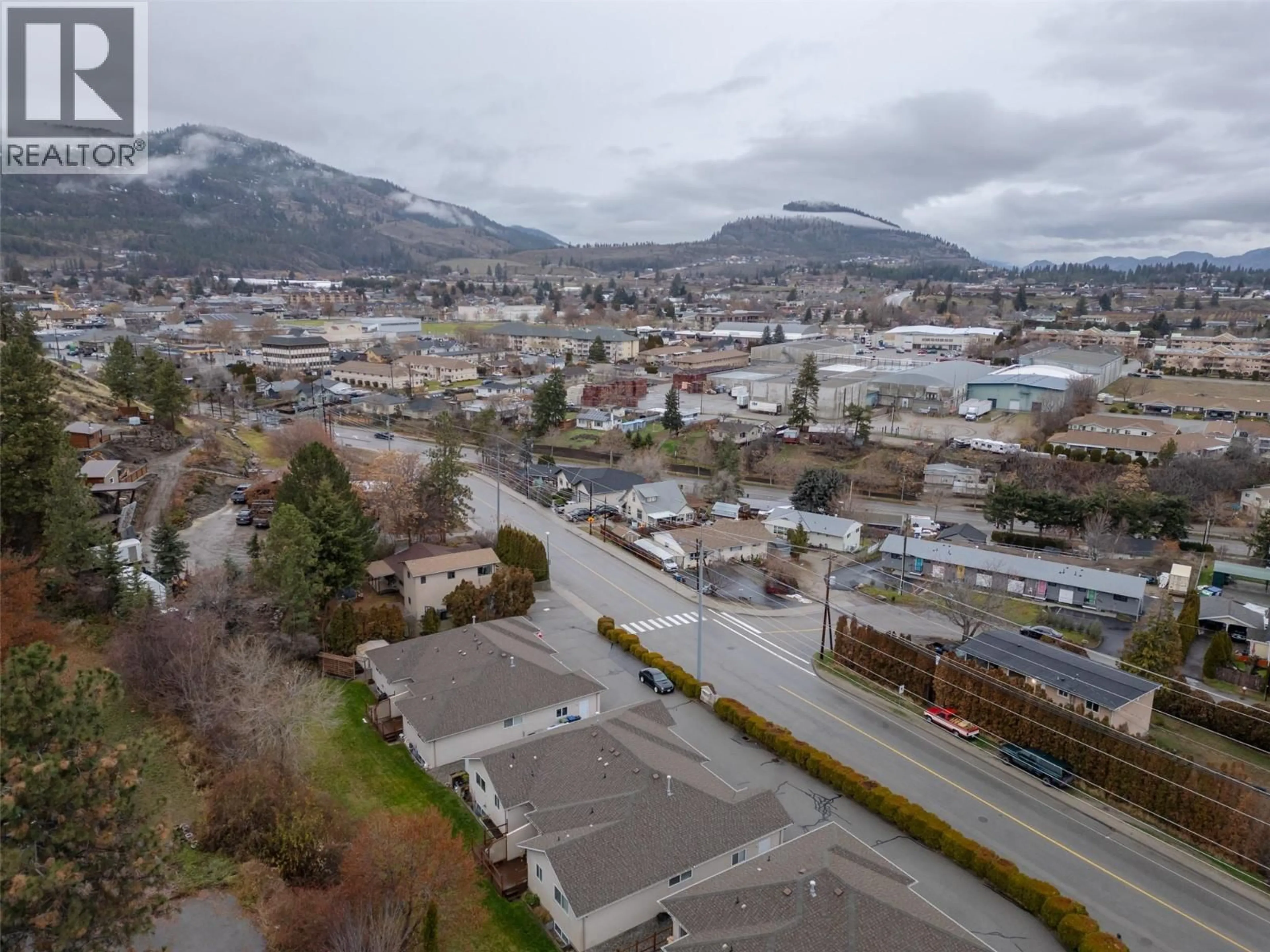 A pic from outside/outdoor area/front of a property/back of a property/a pic from drone, mountain view for 3 - 12612 GIANTS HEAD ROAD, Summerland British Columbia V0H1Z7