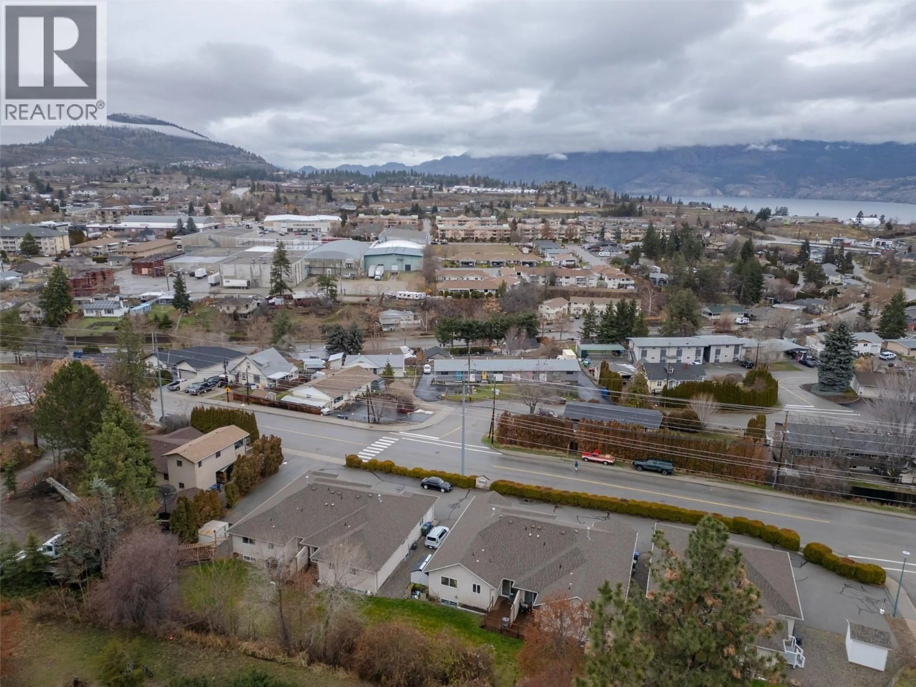A pic from outside/outdoor area/front of a property/back of a property/a pic from drone, mountain view for 3 - 12612 GIANTS HEAD ROAD, Summerland British Columbia V0H1Z7