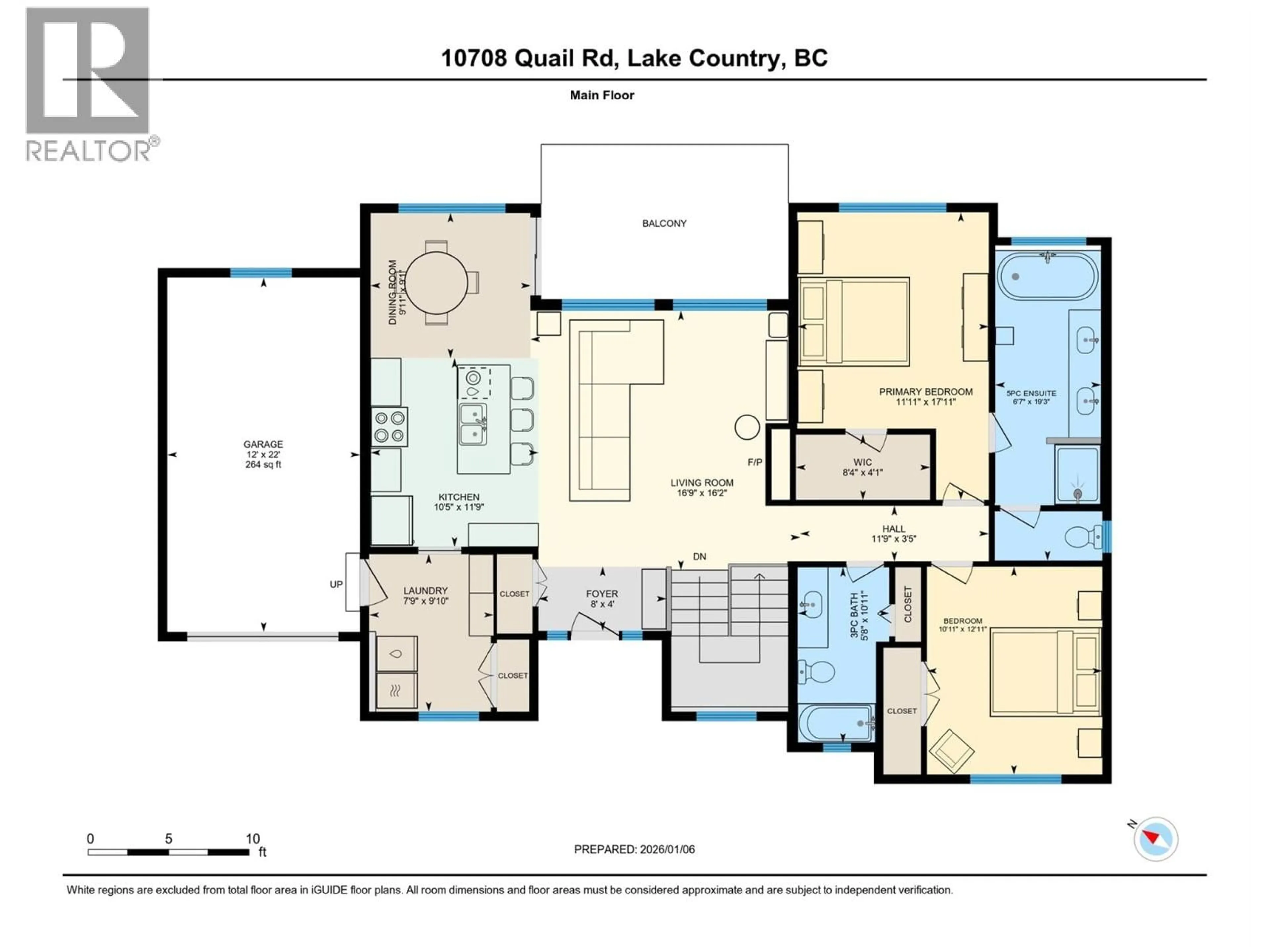 Floor plan for 10708 QUAIL ROAD, Lake Country British Columbia V4V1W4