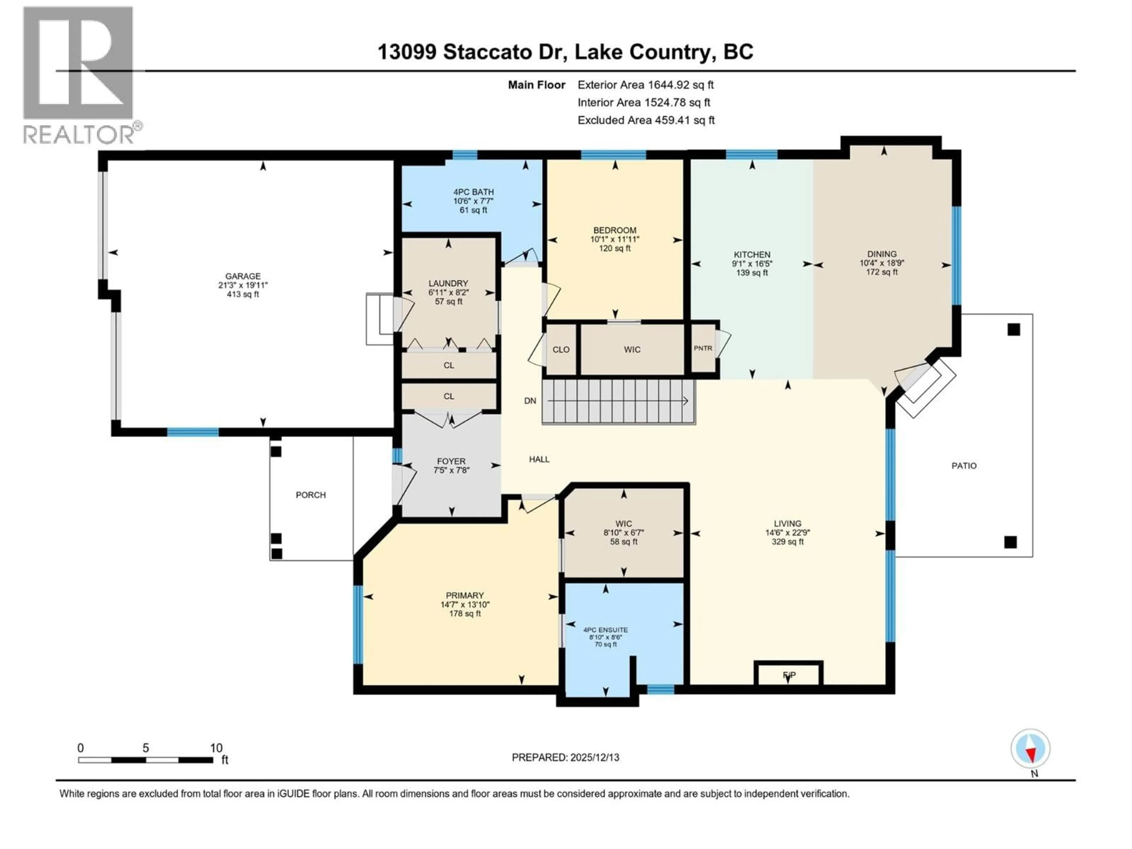Floor plan for 13099 STACCATO DRIVE, Lake Country British Columbia V4V2S4