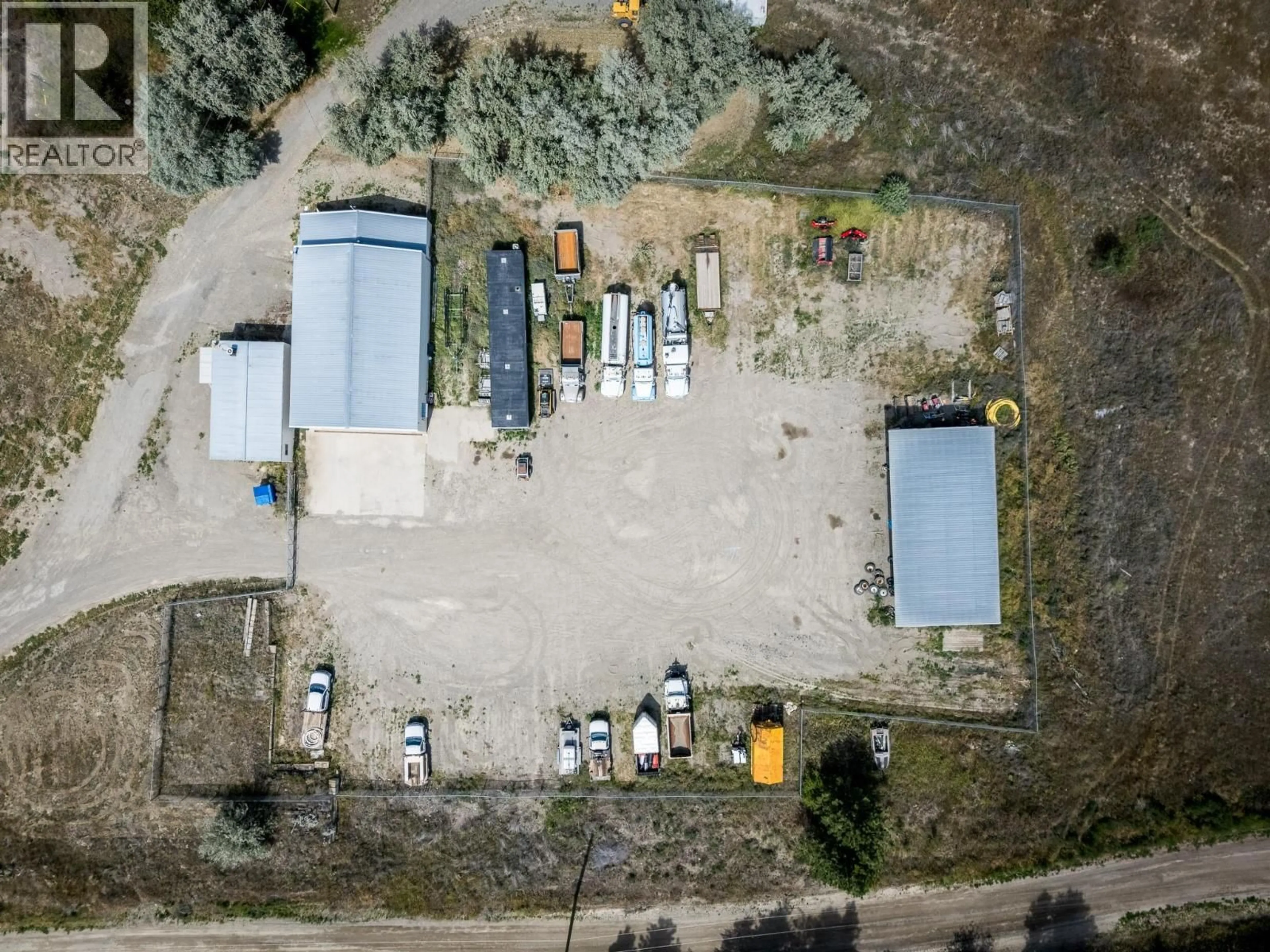 A pic from outside/outdoor area/front of a property/back of a property/a pic from drone, building for 1315B HOOK ROAD, Kamloops British Columbia V0E2M0