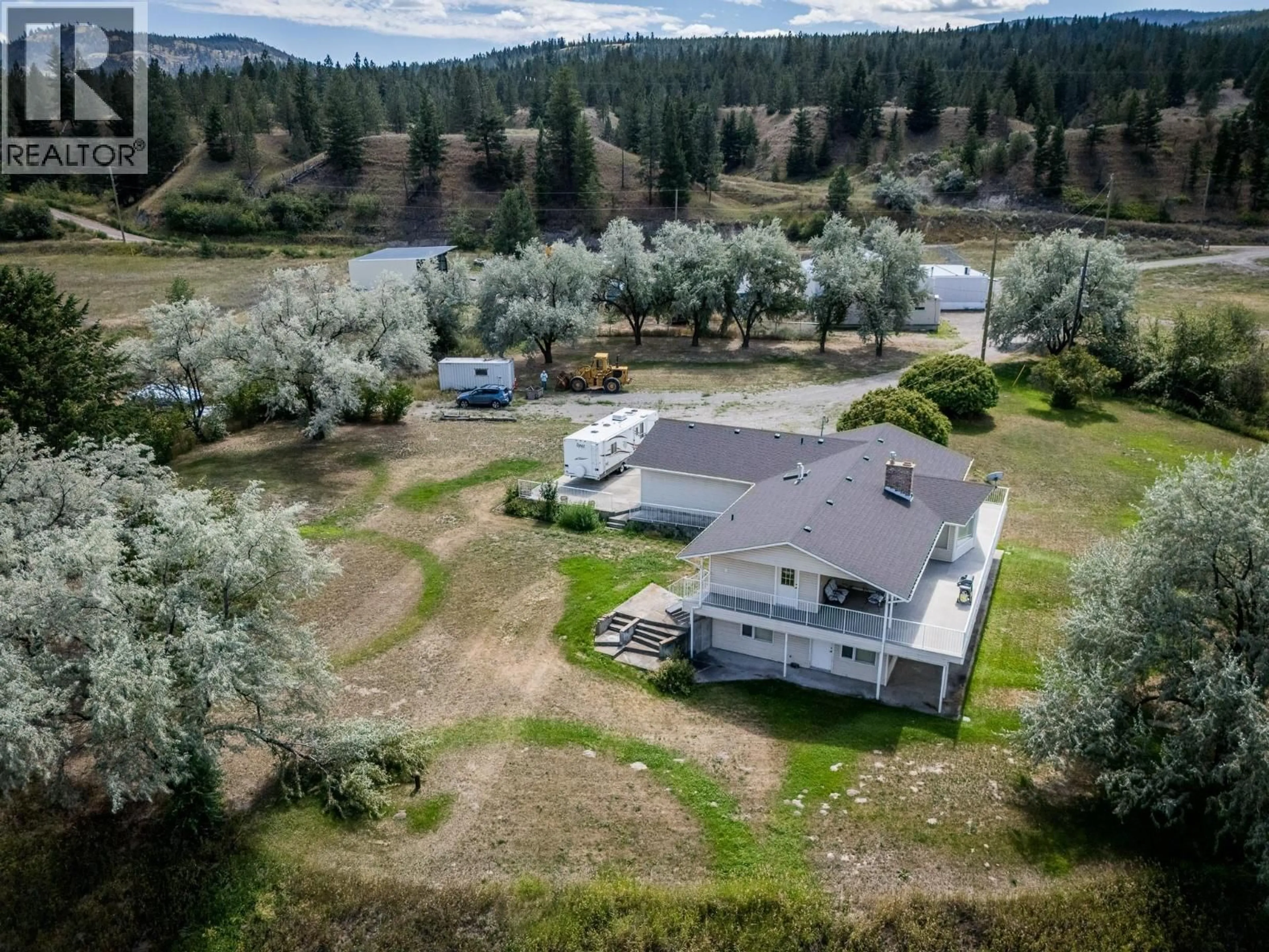 A pic from outside/outdoor area/front of a property/back of a property/a pic from drone, unknown for 1315B HOOK ROAD, Kamloops British Columbia V0E2M0