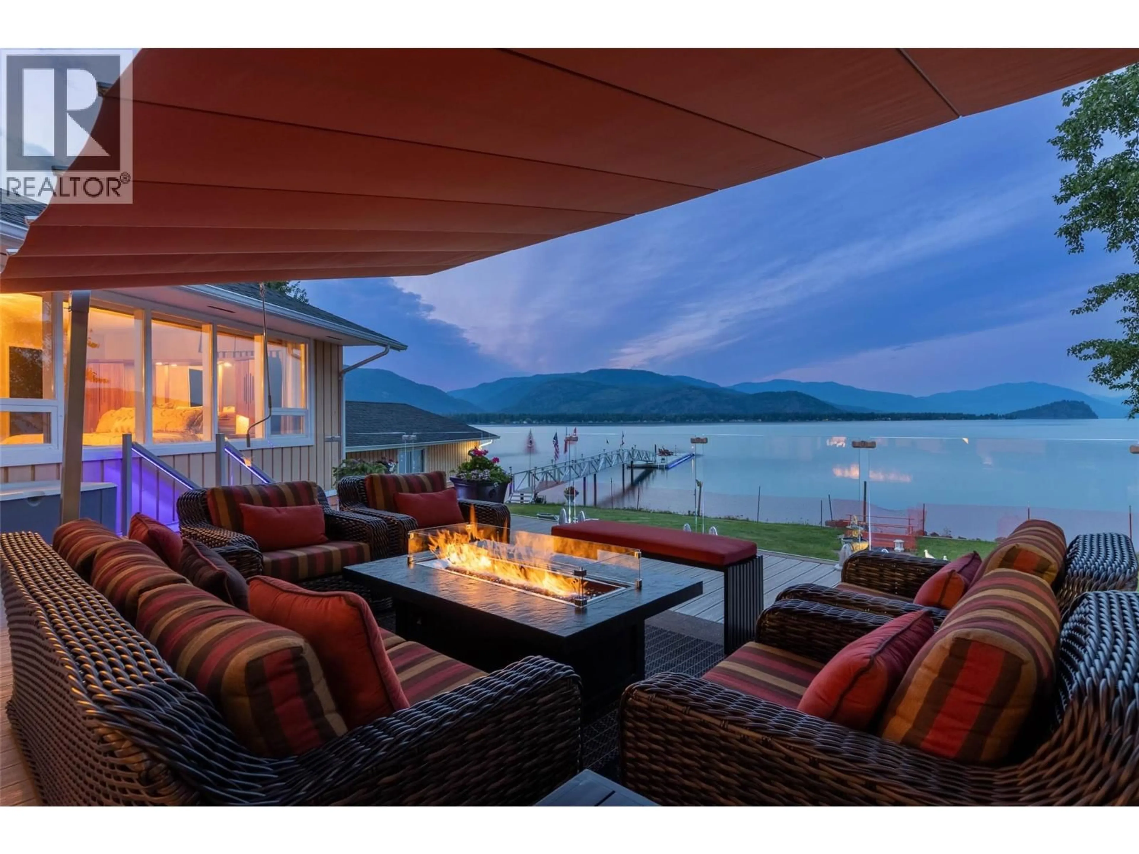 Patio, water/lake/river/ocean view for 957 GARROWAY ROAD, Sorrento British Columbia V0E2W0