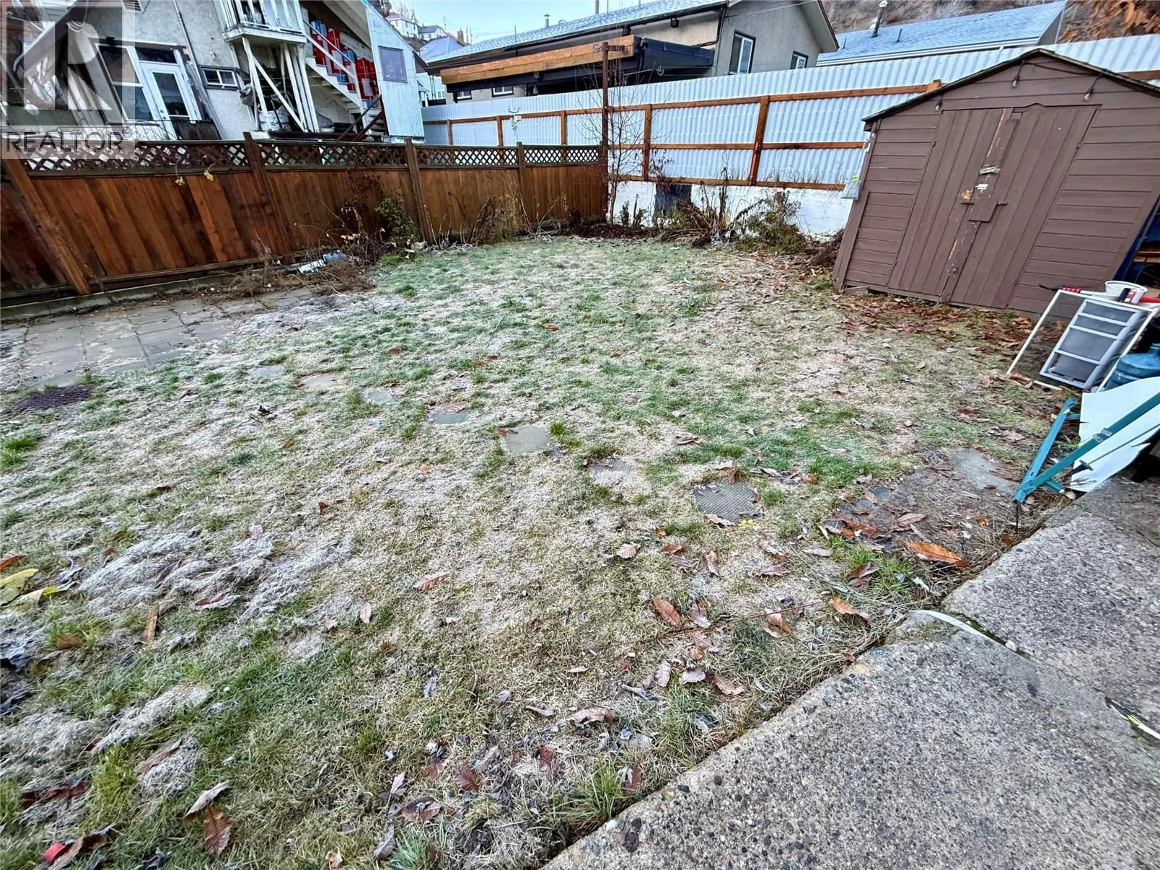A pic from outside/outdoor area/front of a property/back of a property/a pic from drone, street for 273 RAILWAY LANE, Trail British Columbia V1R3S4
