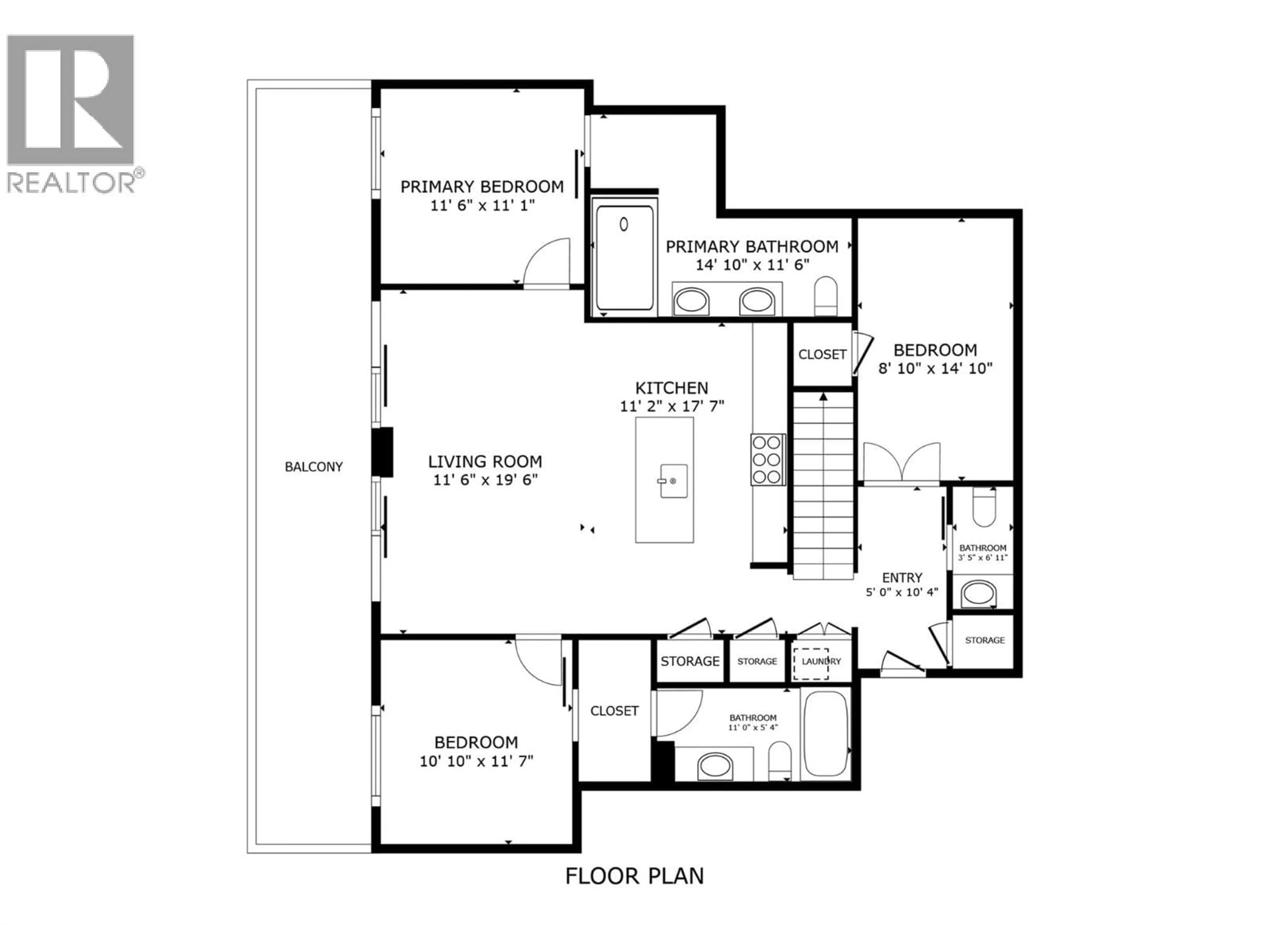 Floor plan for PH S607 - 3409 LAKESHORE ROAD, Kelowna British Columbia V1W0G6