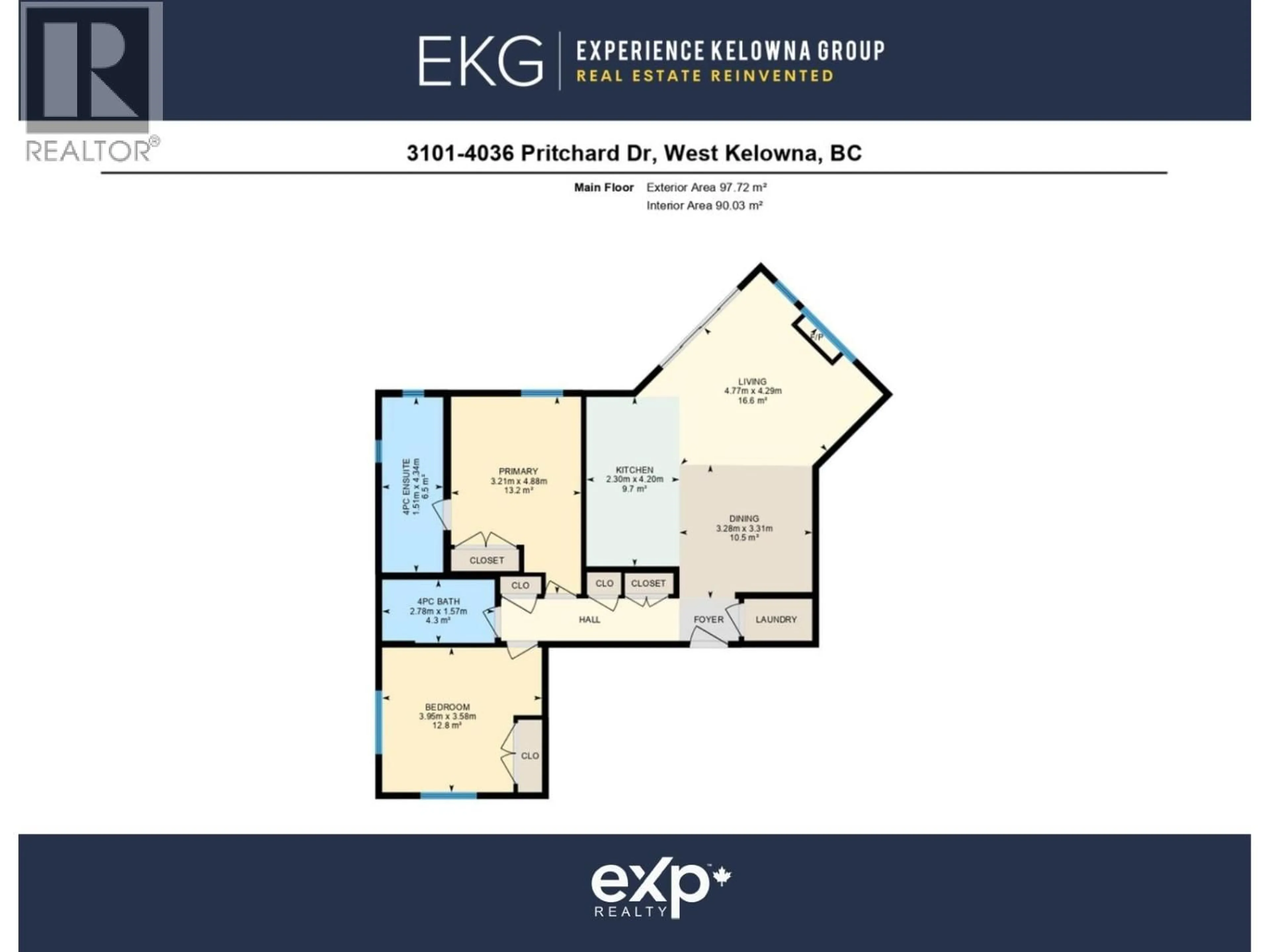 Floor plan for 3101 - 4036 PRITCHARD DRIVE NORTH, West Kelowna British Columbia V4T3E4
