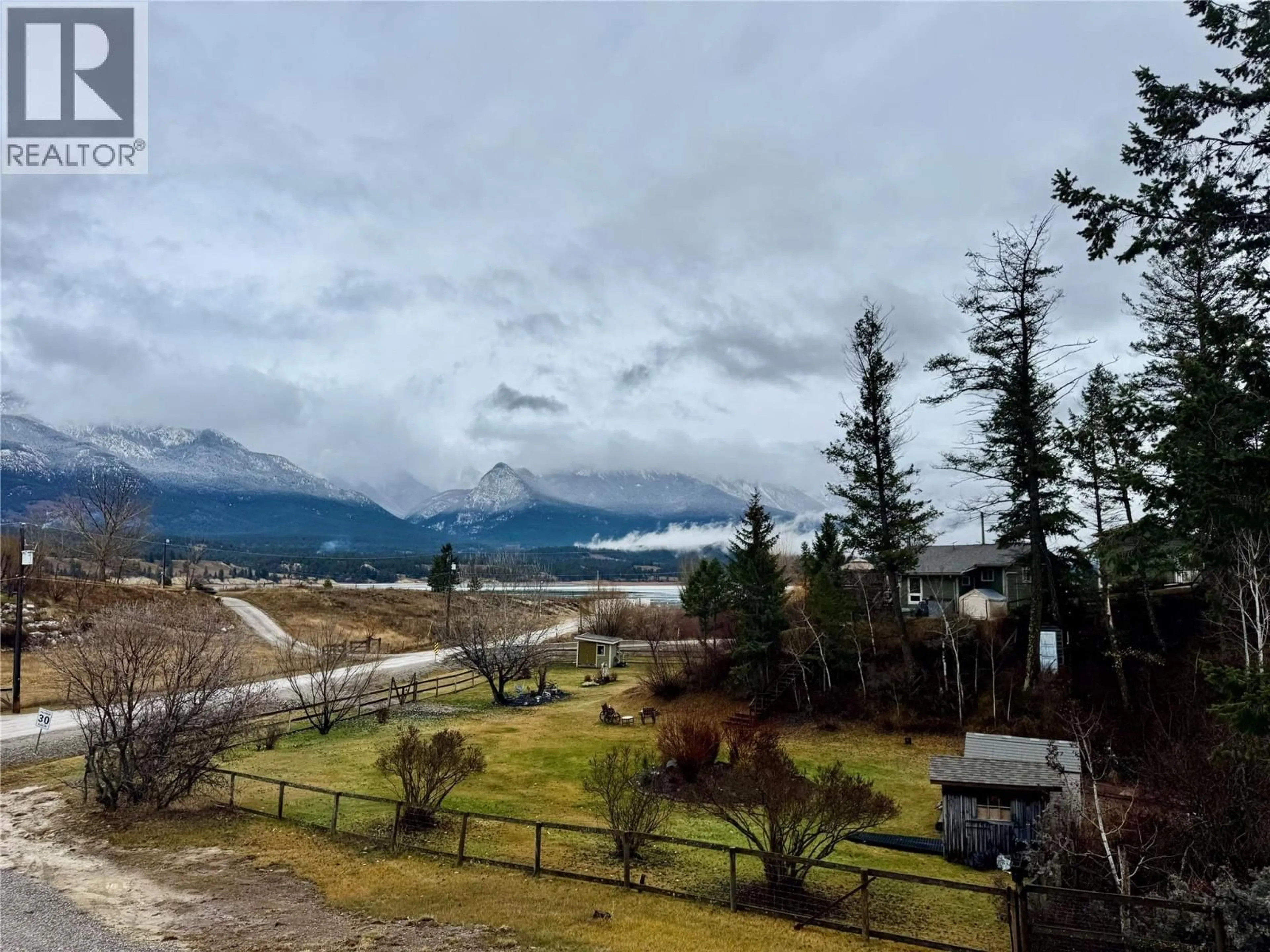 A pic from outside/outdoor area/front of a property/back of a property/a pic from drone, mountain view for 4549 RUSHMERE ROAD, Invermere British Columbia V0A1K0