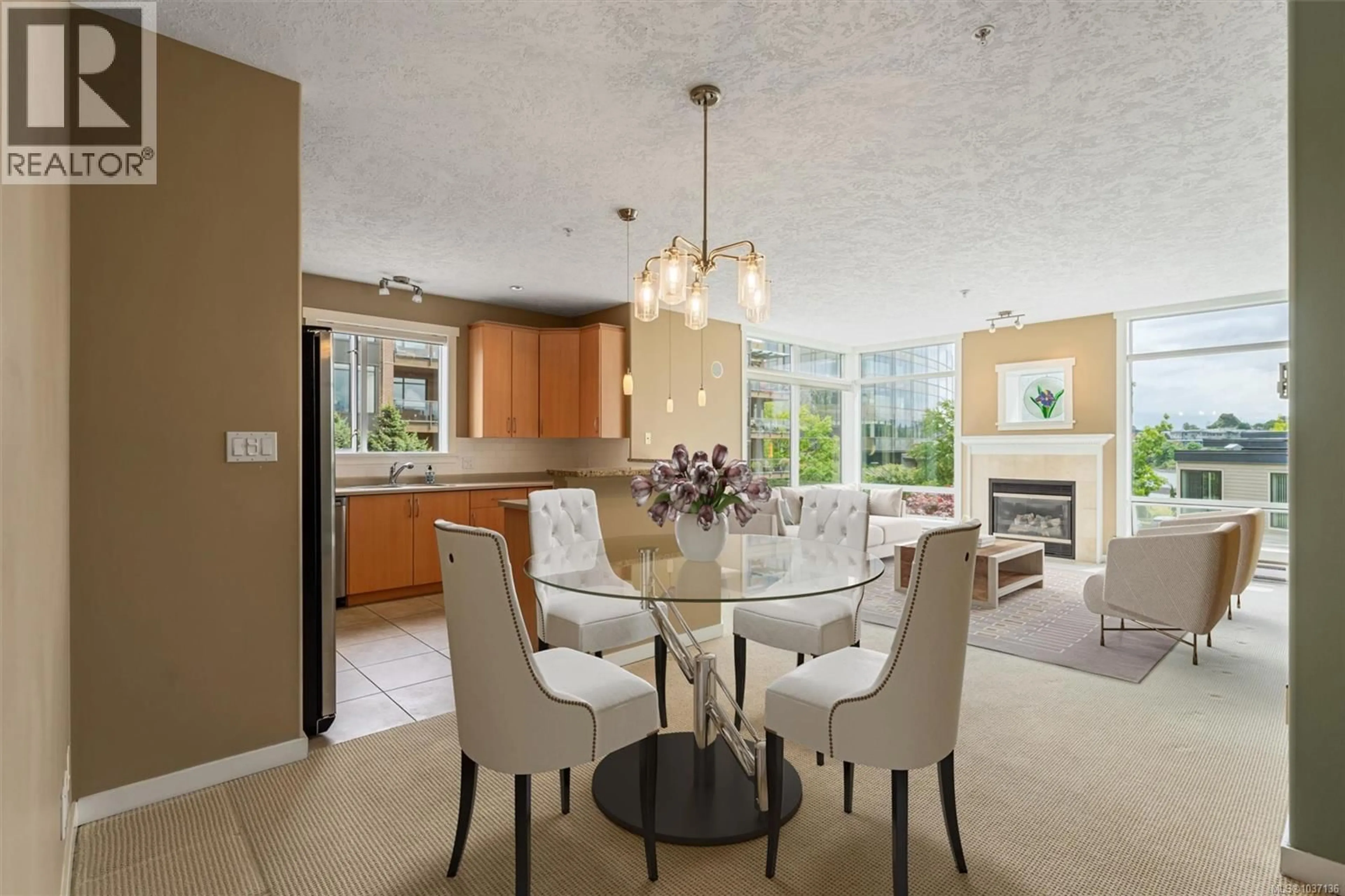 Dining room, ceramic/tile floor for 207 - 330 WATERFRONT CRESCENT, Victoria British Columbia V8T5K3