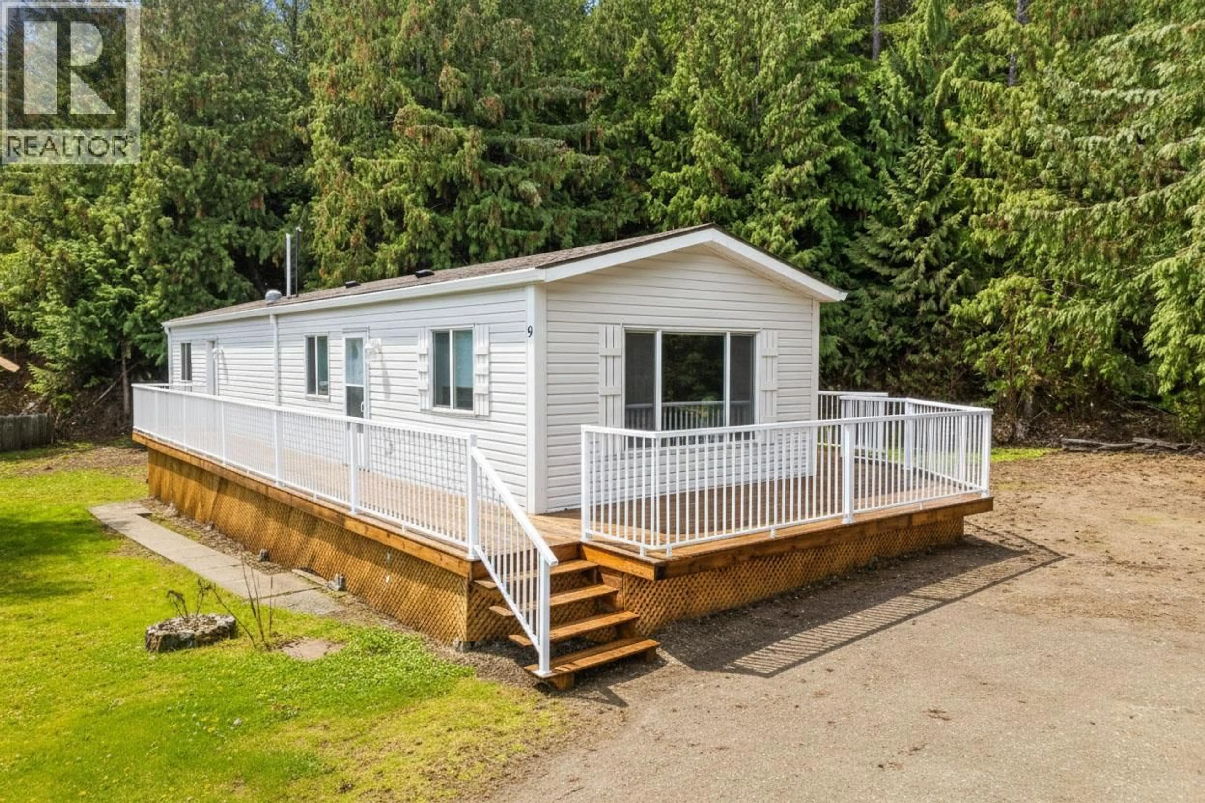 A pic from outside/outdoor area/front of a property/back of a property/a pic from drone, unknown for 9 - 3063 HORNSBERGER ROAD, Salmon Arm British Columbia V1E4M1