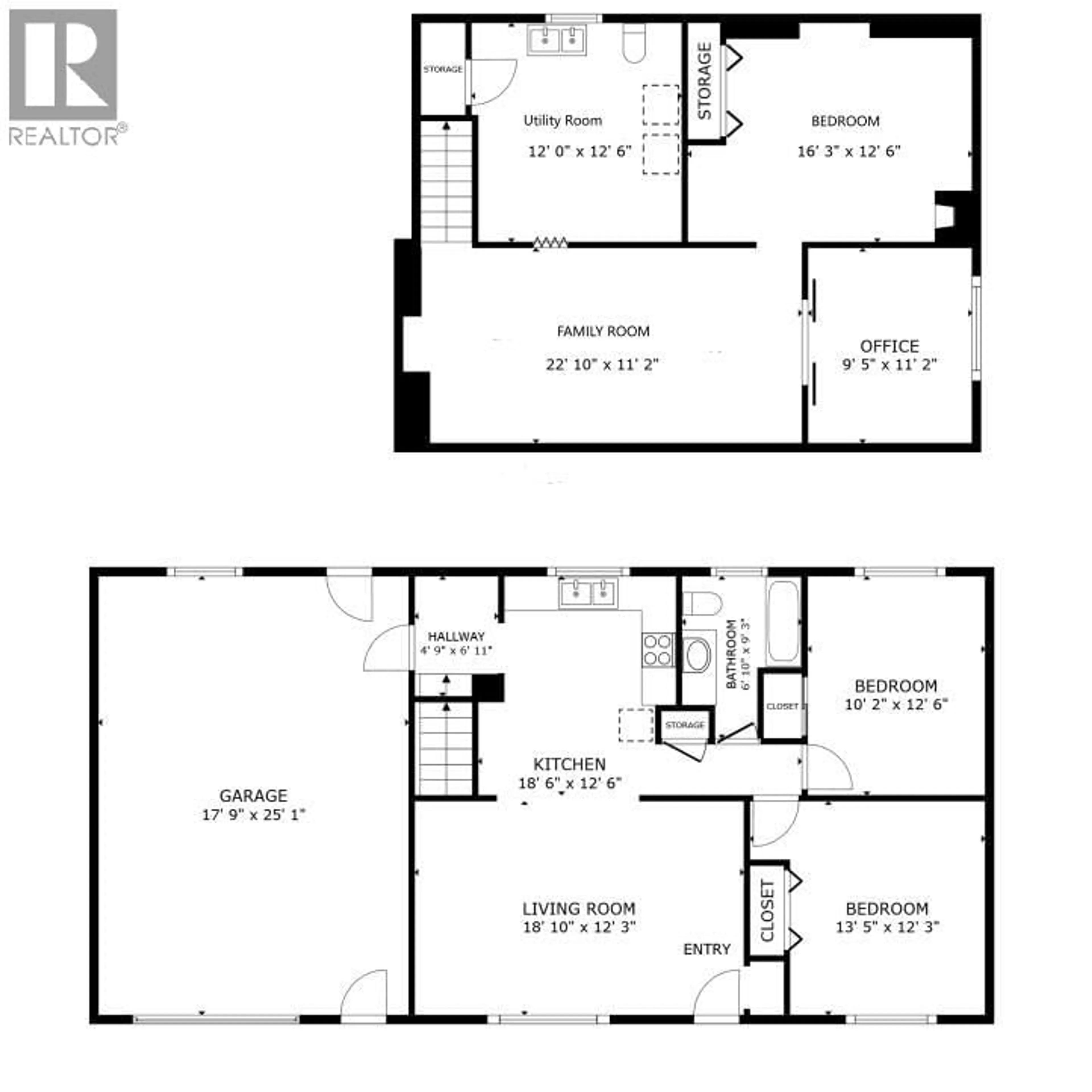 Floor plan for 705 ELM STREET, Ashcroft British Columbia V0K1A0