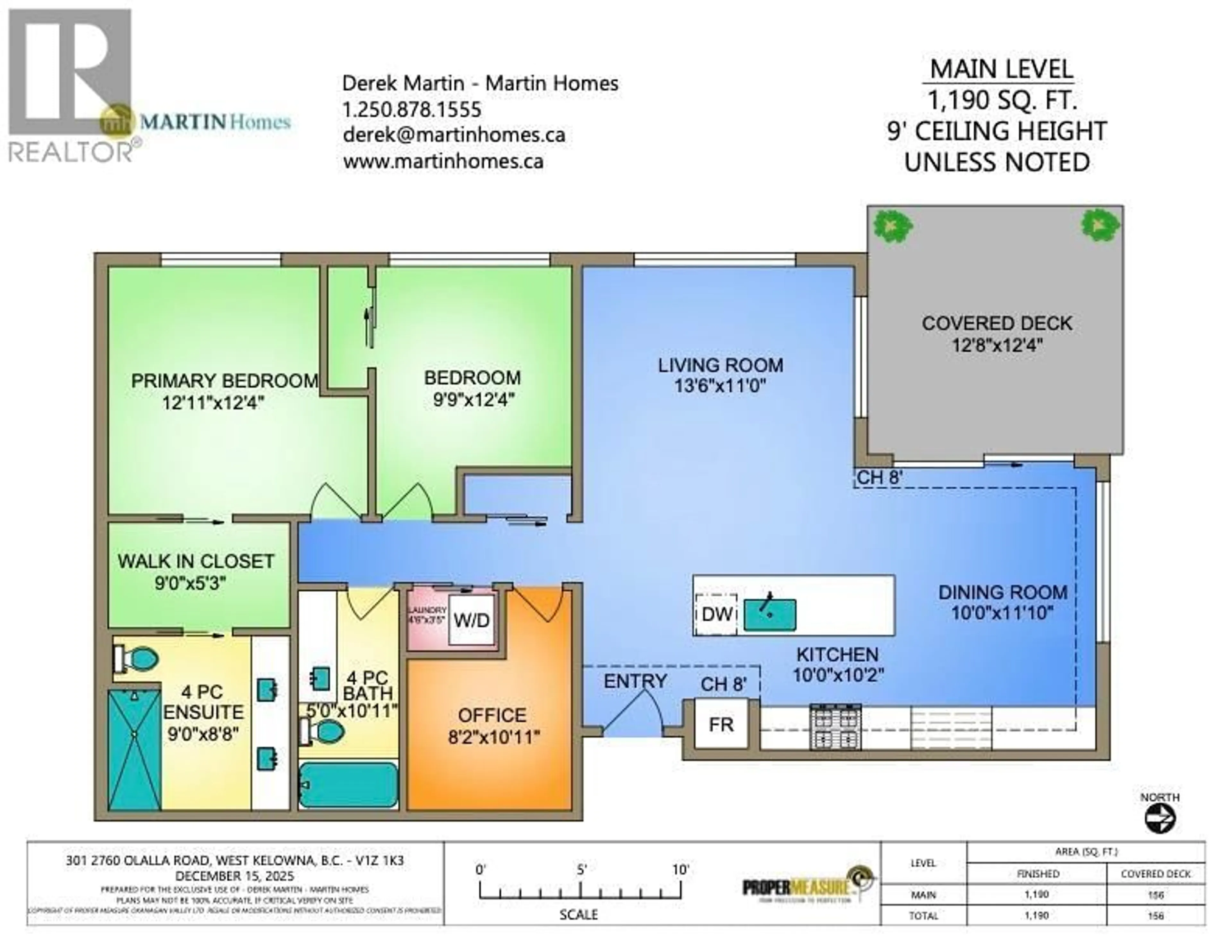 Floor plan for 301 - 2760 OLALLA ROAD, West Kelowna British Columbia V1Z0C7