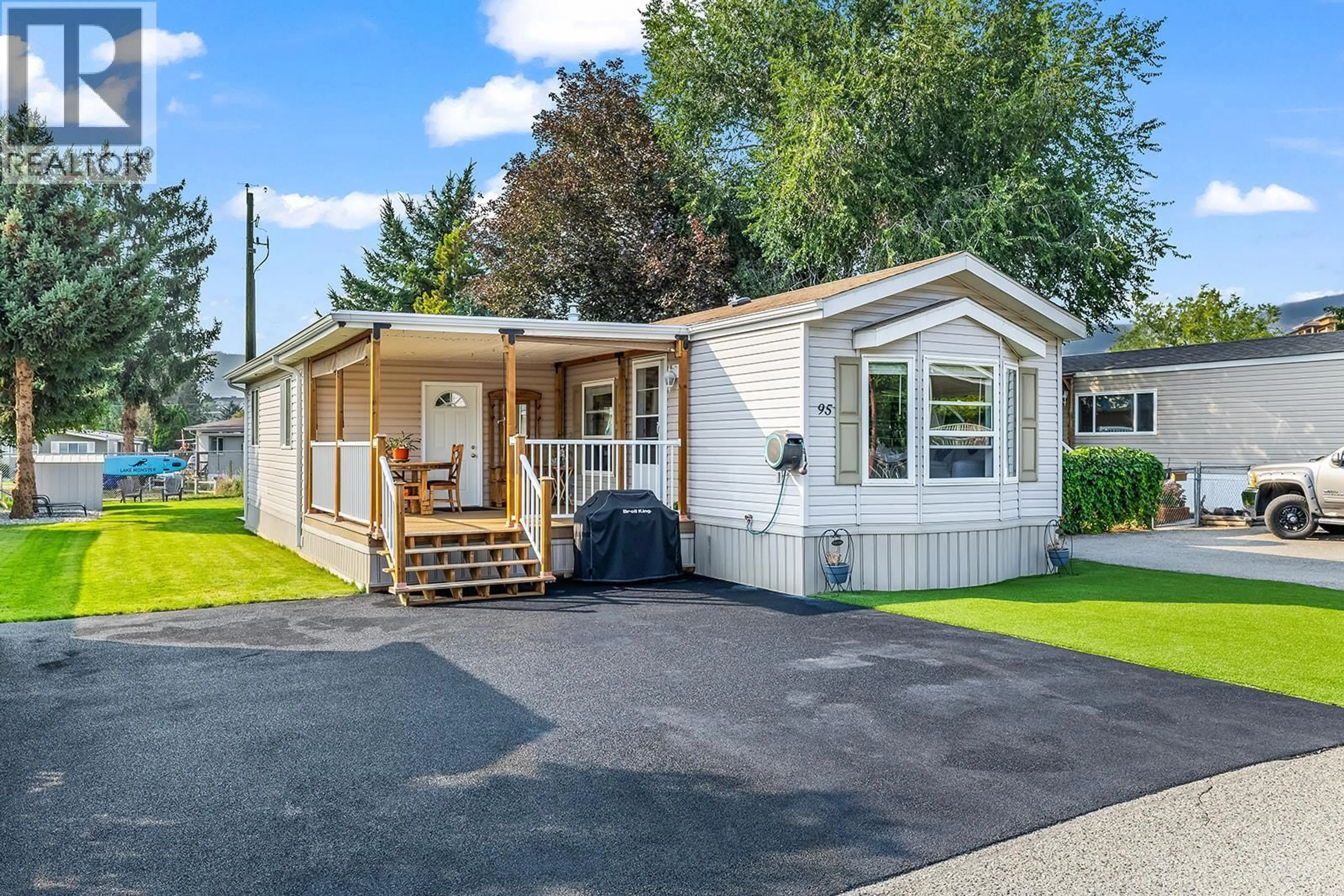 Home with vinyl exterior material, street for 95 - 2005 BOUCHERIE ROAD, Westbank British Columbia V4T1R4