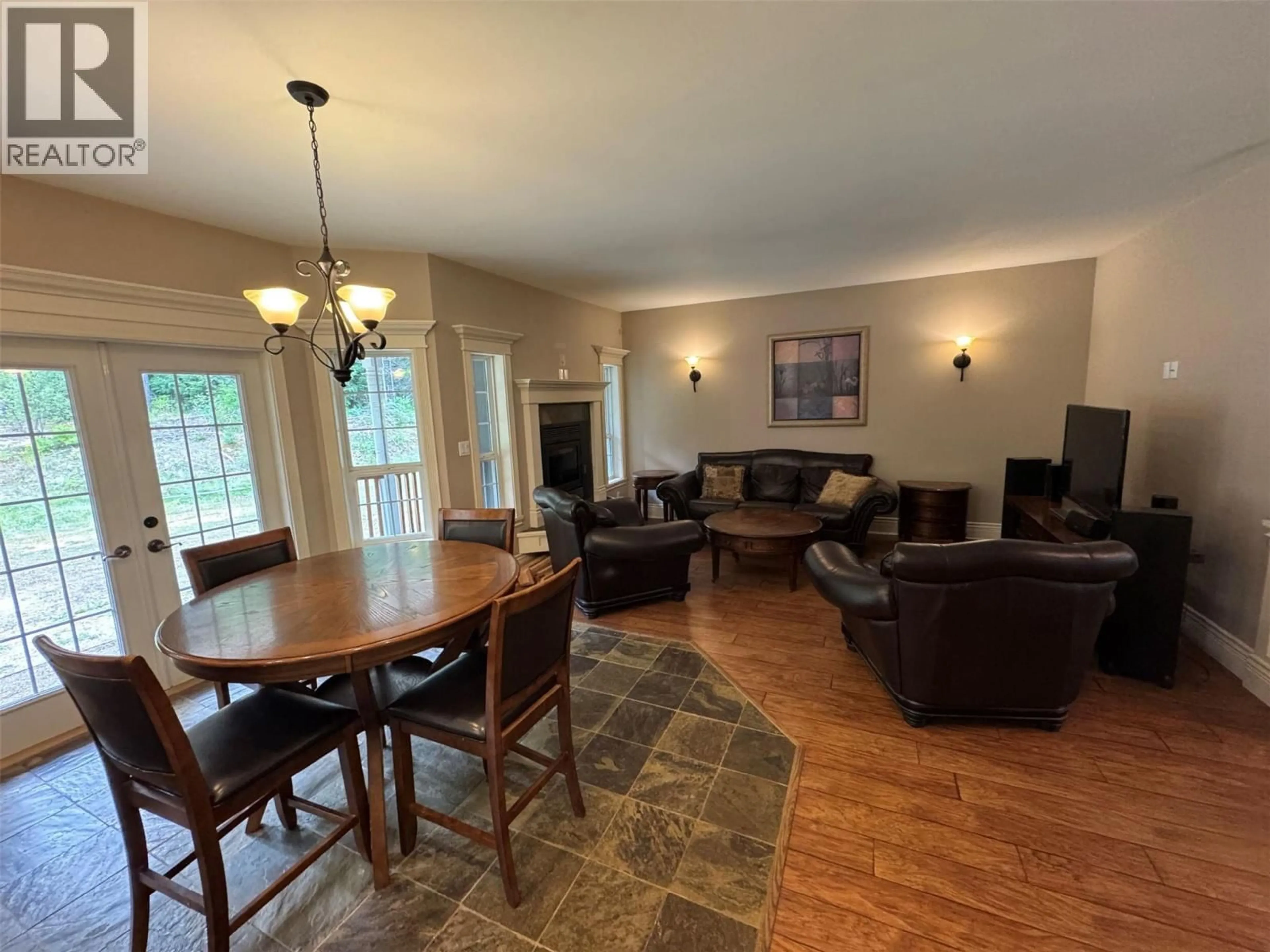 Dining room, wood/laminate floor for 6016 ATHELSTON-HARTFORD ROAD, Grand Forks British Columbia V0H1H5