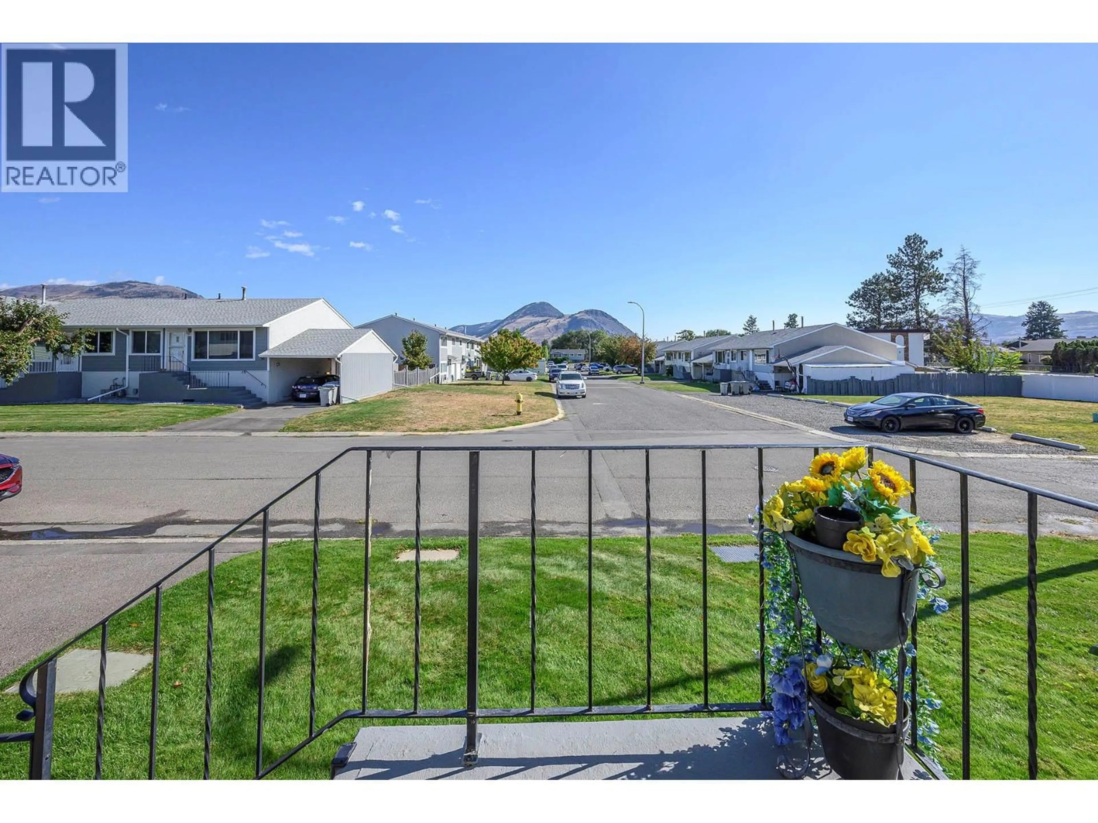 A pic from outside/outdoor area/front of a property/back of a property/a pic from drone, mountain view for 102 - 800 VALHALLA DRIVE, Kamloops British Columbia V2B1R8