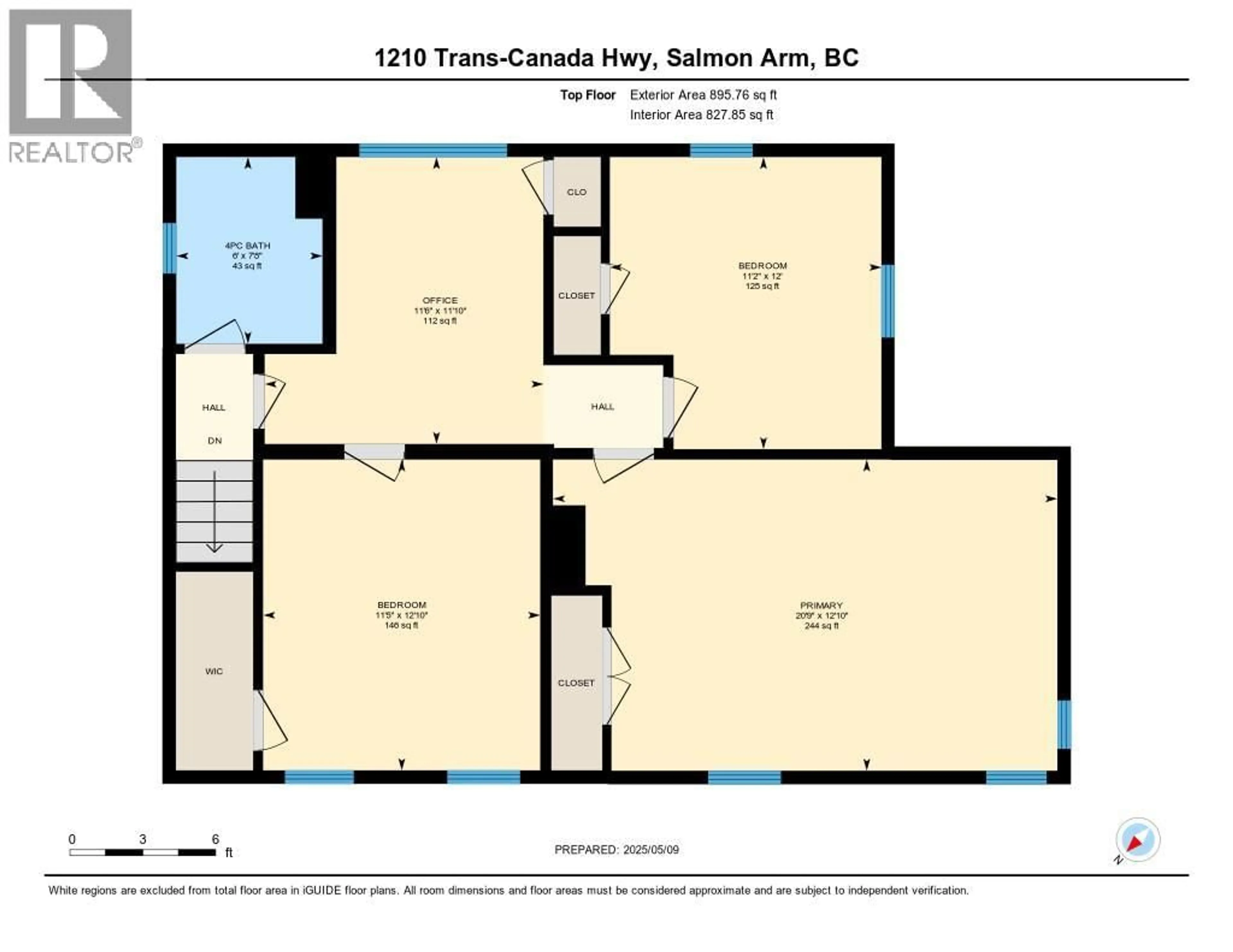 Floor plan for 1210 TRANS CANADA HIGHWAY HIGHWAY NORTHEAST, Salmon Arm British Columbia V1E2S6