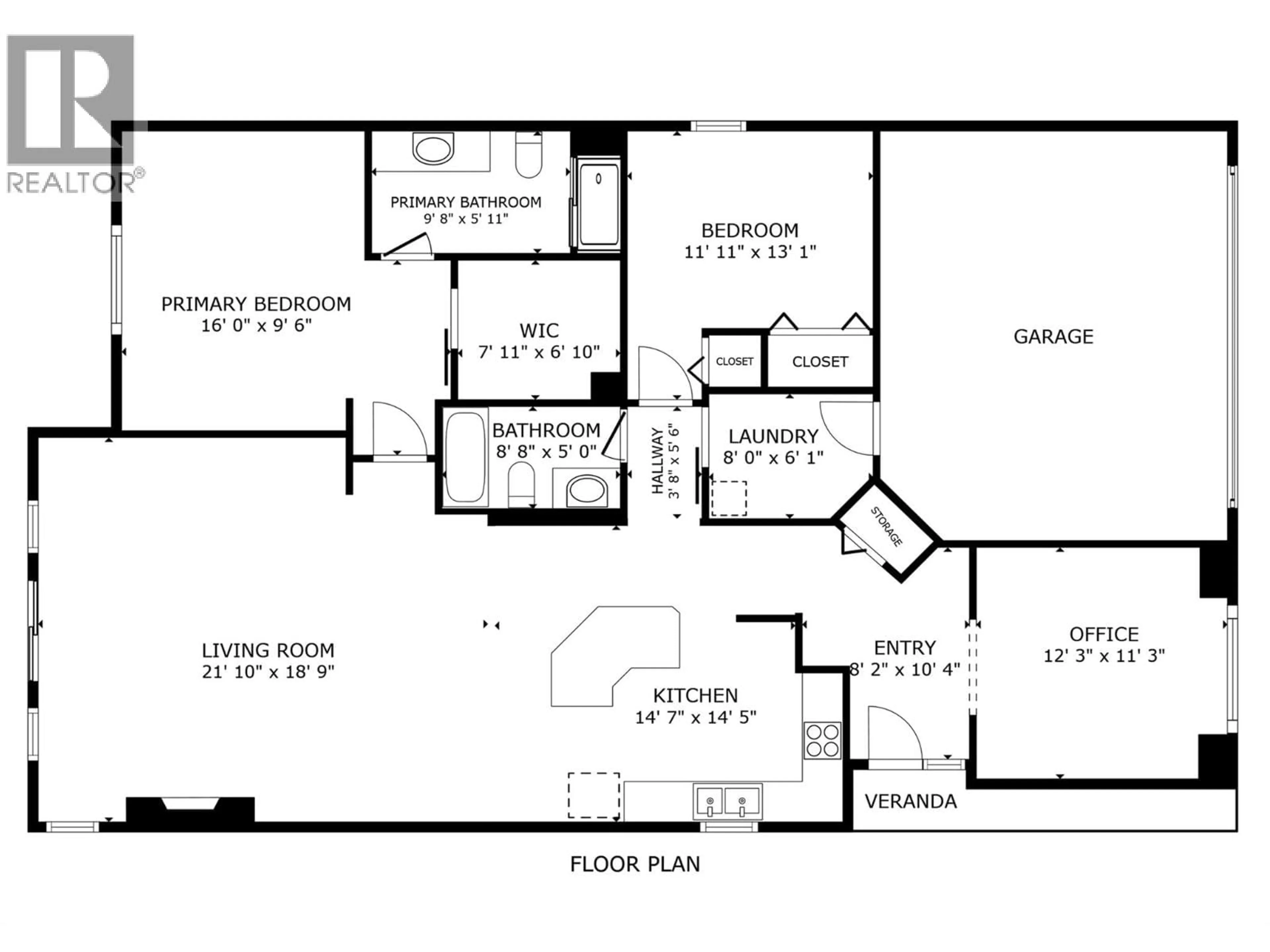 Floor plan for 153 - 4035 GELLATLY ROAD SOUTH, West Kelowna British Columbia V4T1R7