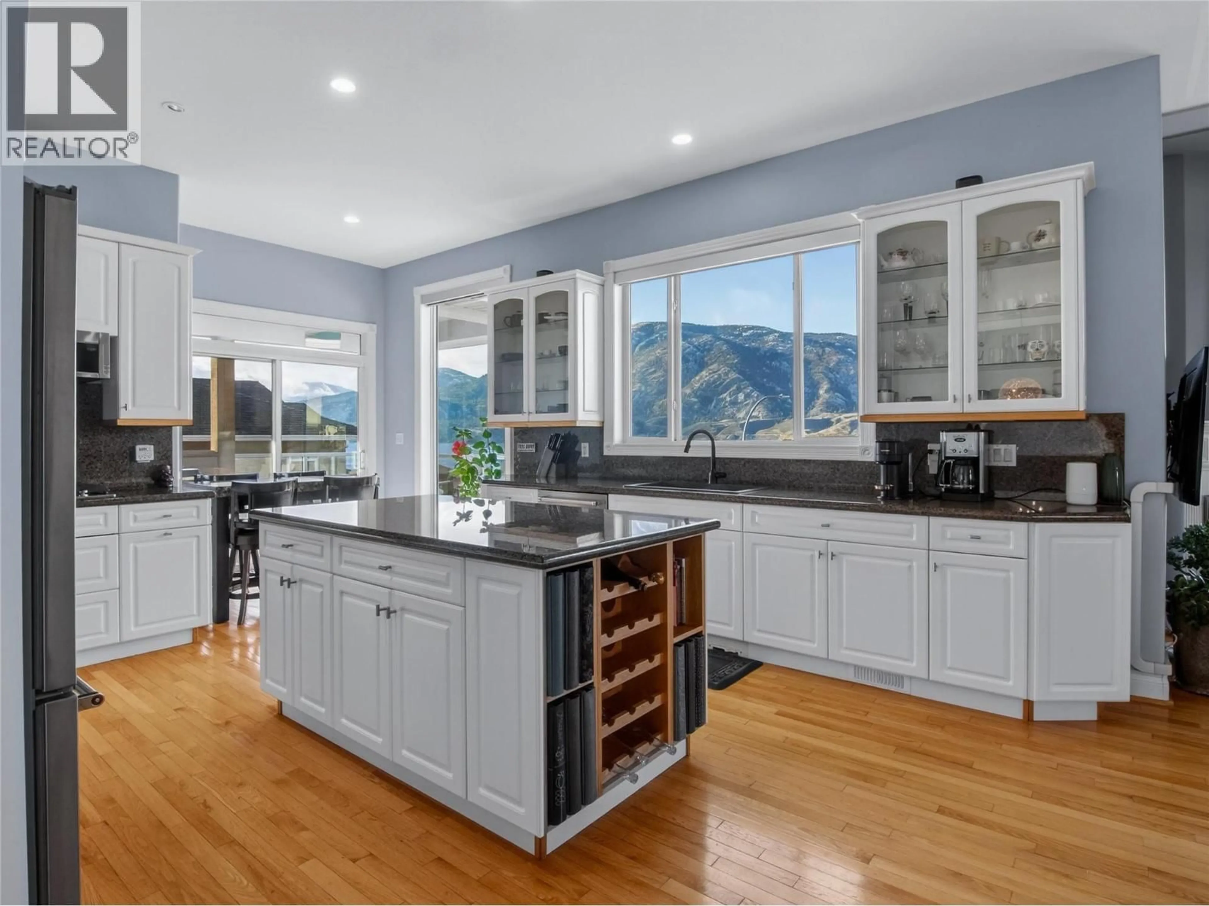 Open concept kitchen, ceramic/tile floor for 3980 FINNERTY ROAD, Penticton British Columbia V2A8W2