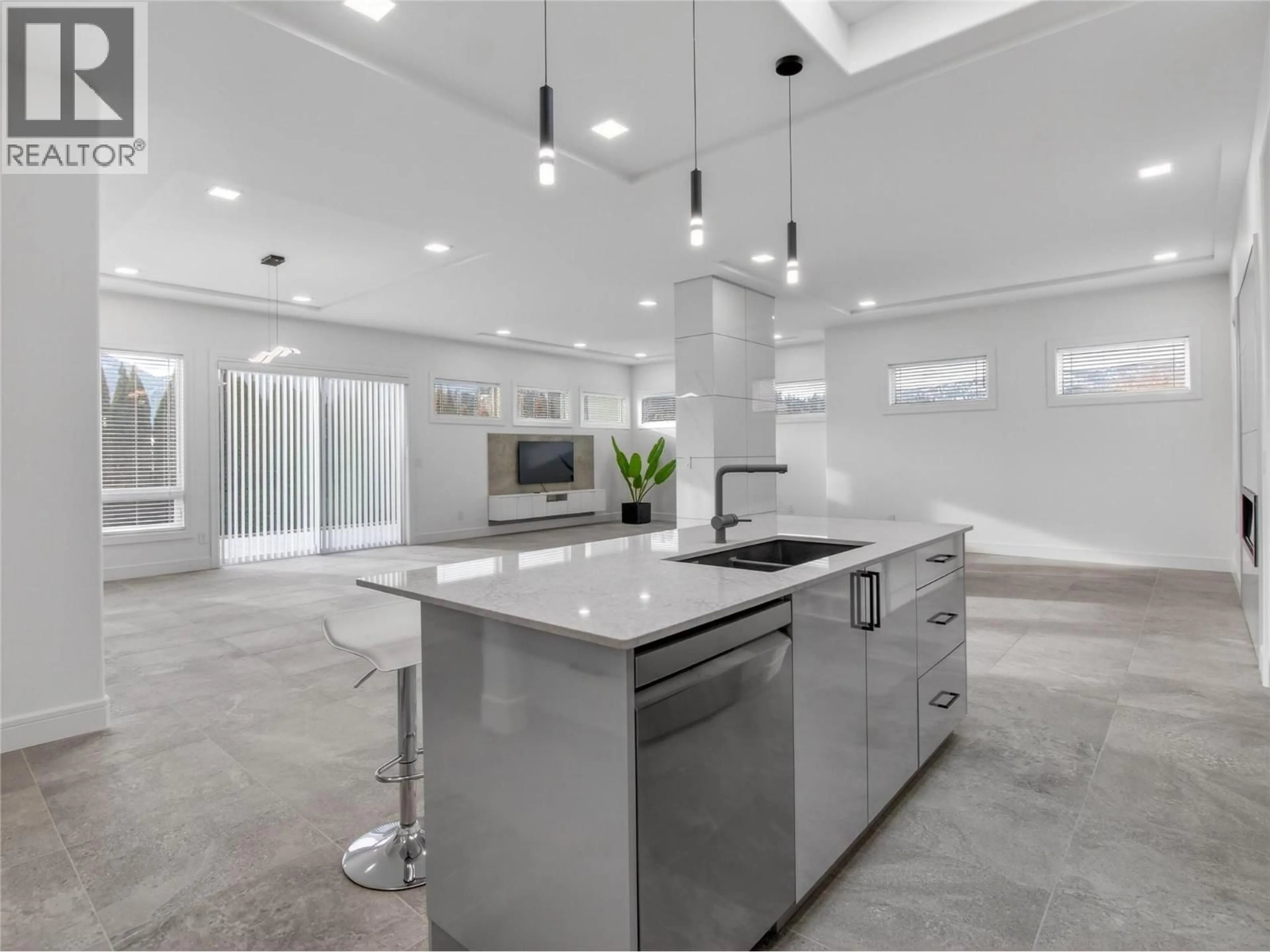 Contemporary kitchen, ceramic/tile floor for 1723 TREFFRY PLACE, Summerland British Columbia V0H1Z9