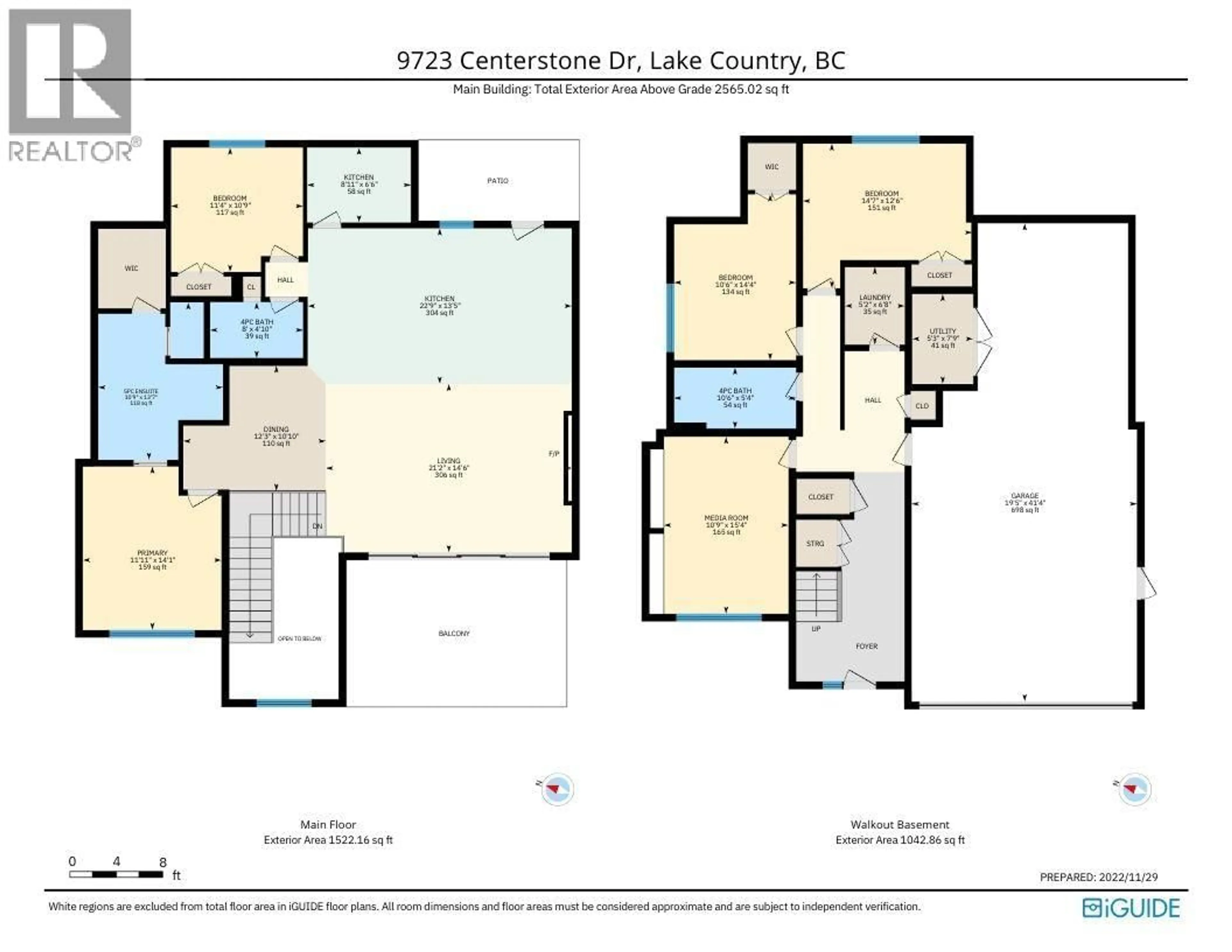 Floor plan for 9723 CENTRESTONE DRIVE, Lake Country British Columbia V4V0A5