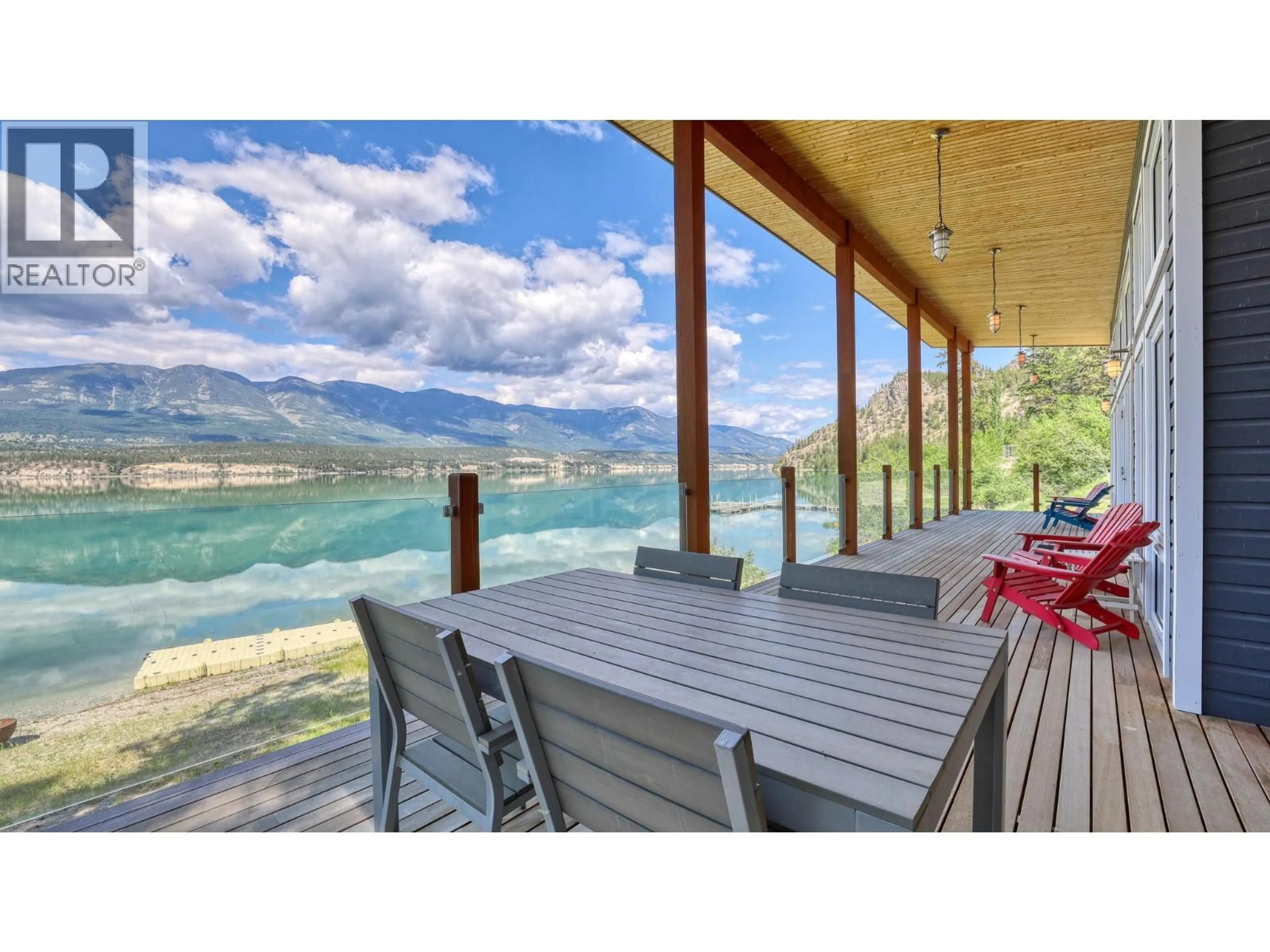 Patio, water/lake/river/ocean view for 8257 GRAINGER ROAD, Canal Flats British Columbia V0B1B0
