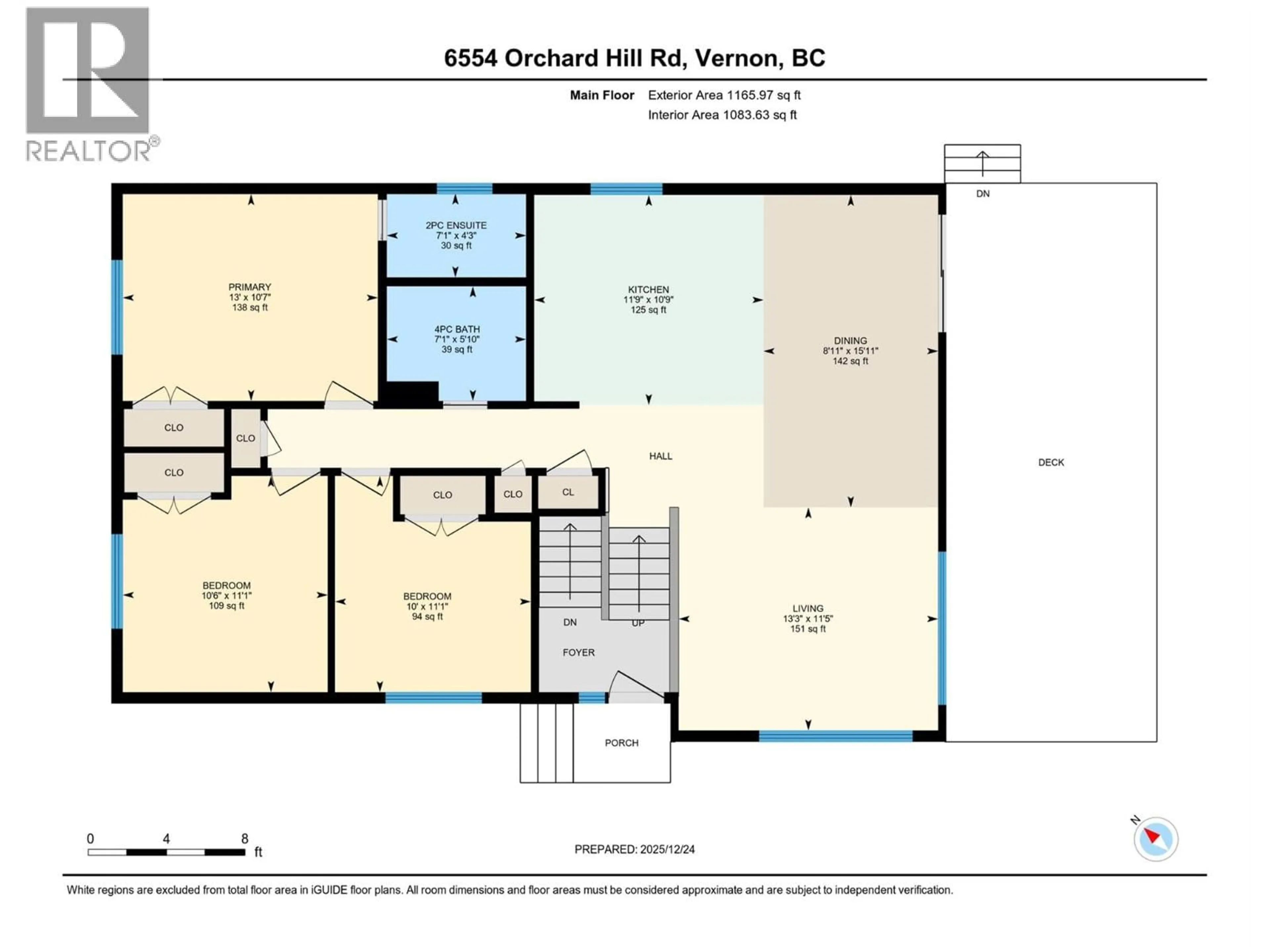 Floor plan for 6554 ORCHARD HILL ROAD, Vernon British Columbia V1H1B6