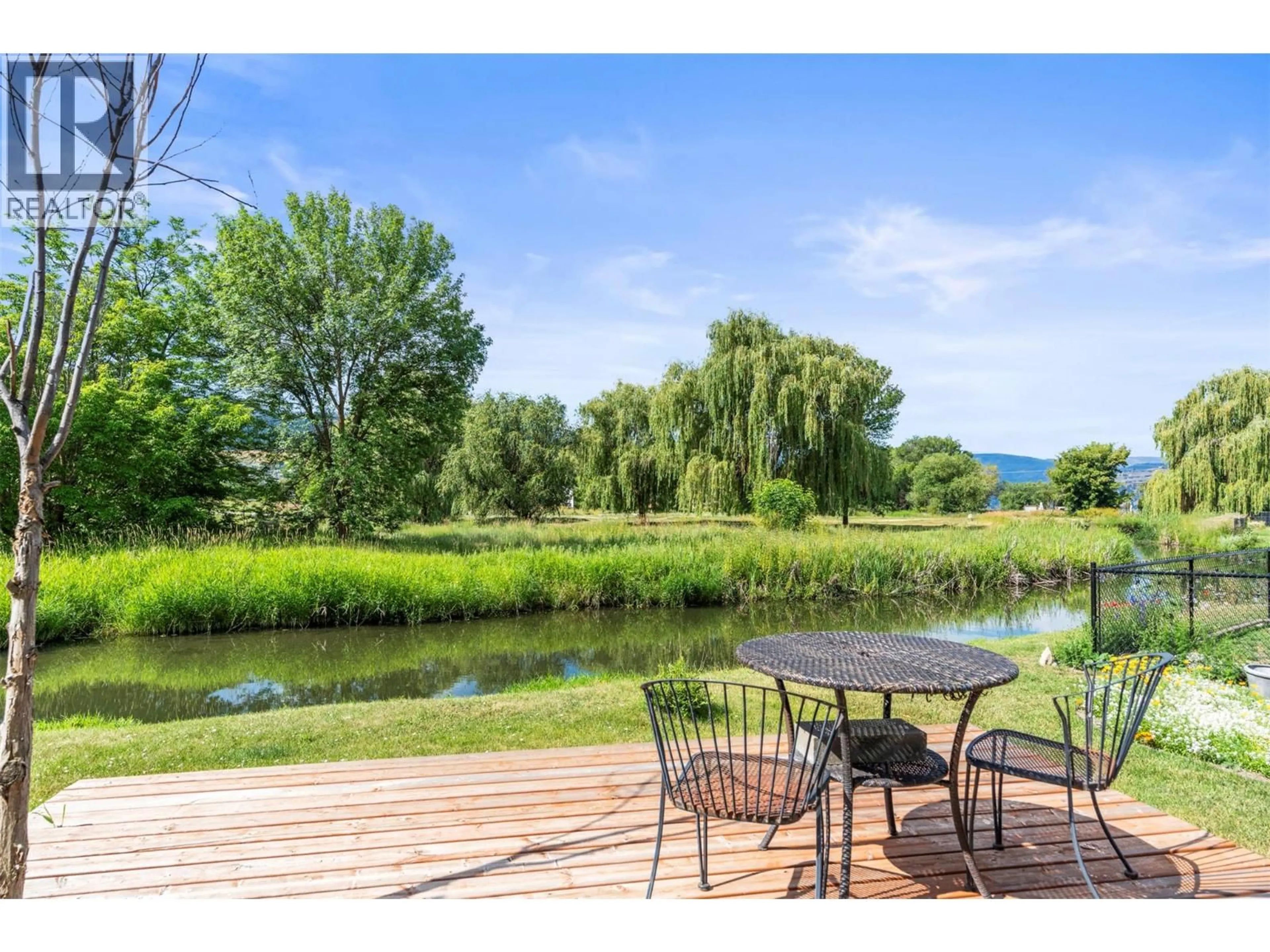 Patio, water/lake/river/ocean view for 101 - 2727 LAKESHORE ROAD, Vernon British Columbia V1H1X5