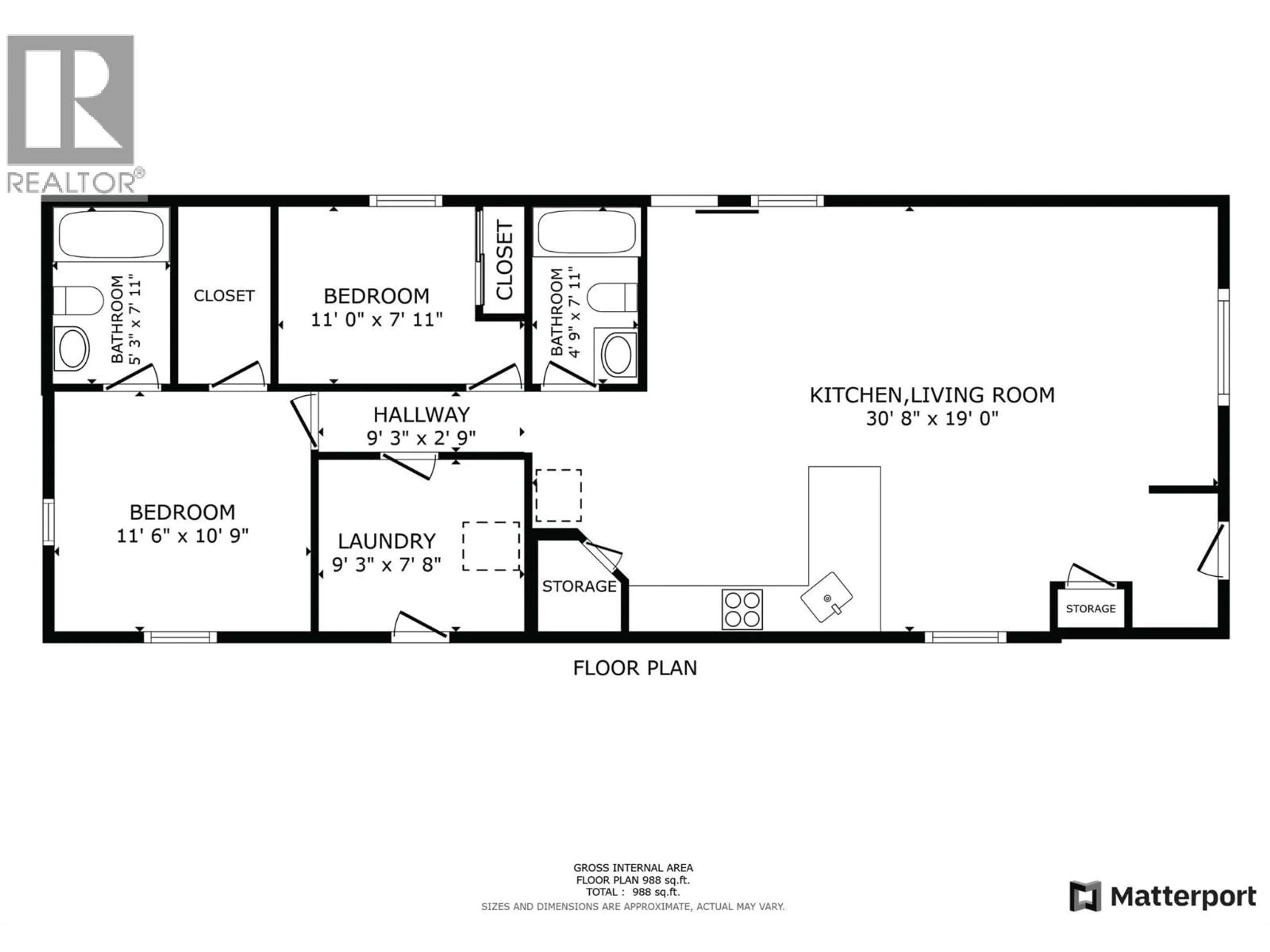 Floor plan for 6996 95 HIGHWAY, Kingsgate British Columbia V0B1V1