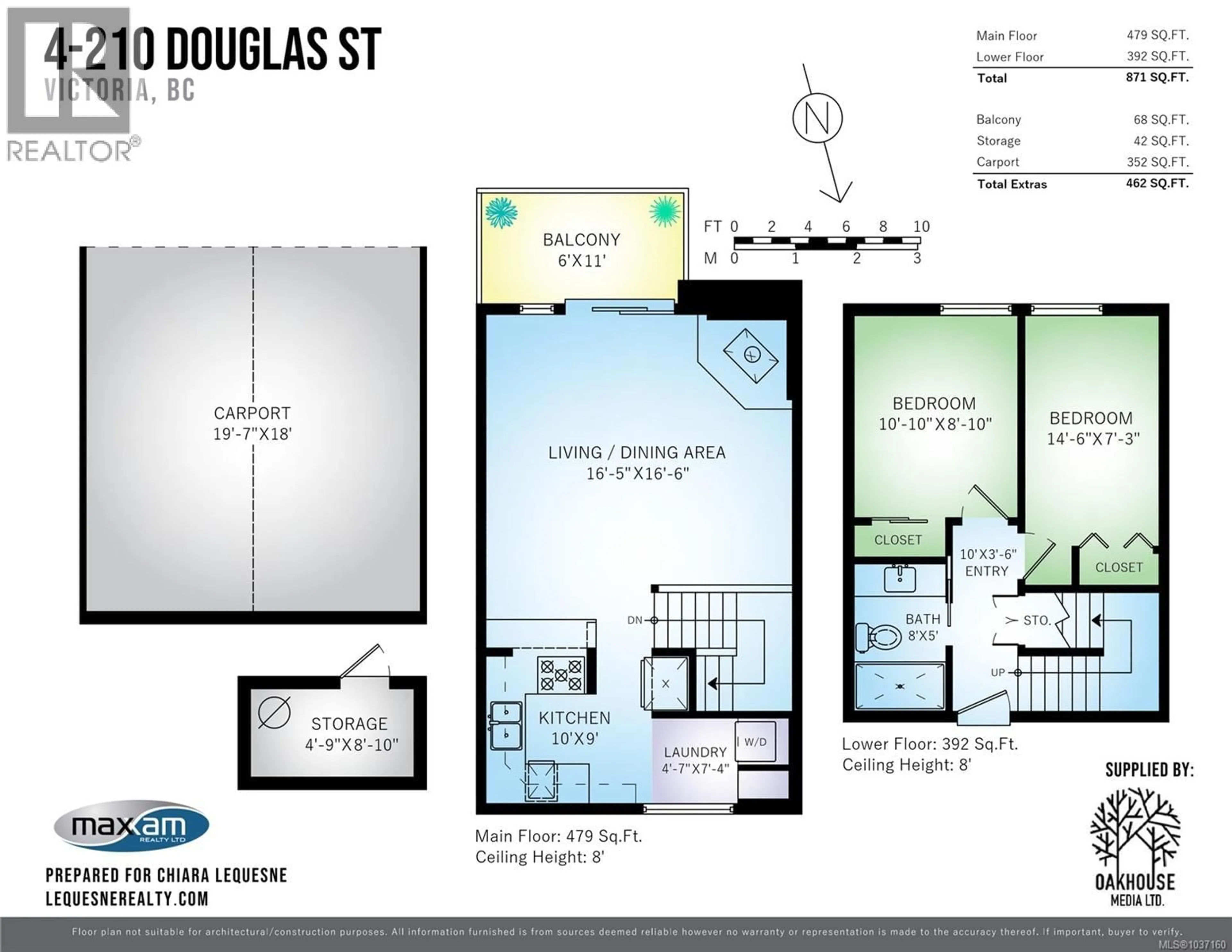 Floor plan for 4 - 210 DOUGLAS STREET, Victoria British Columbia V8V2P2