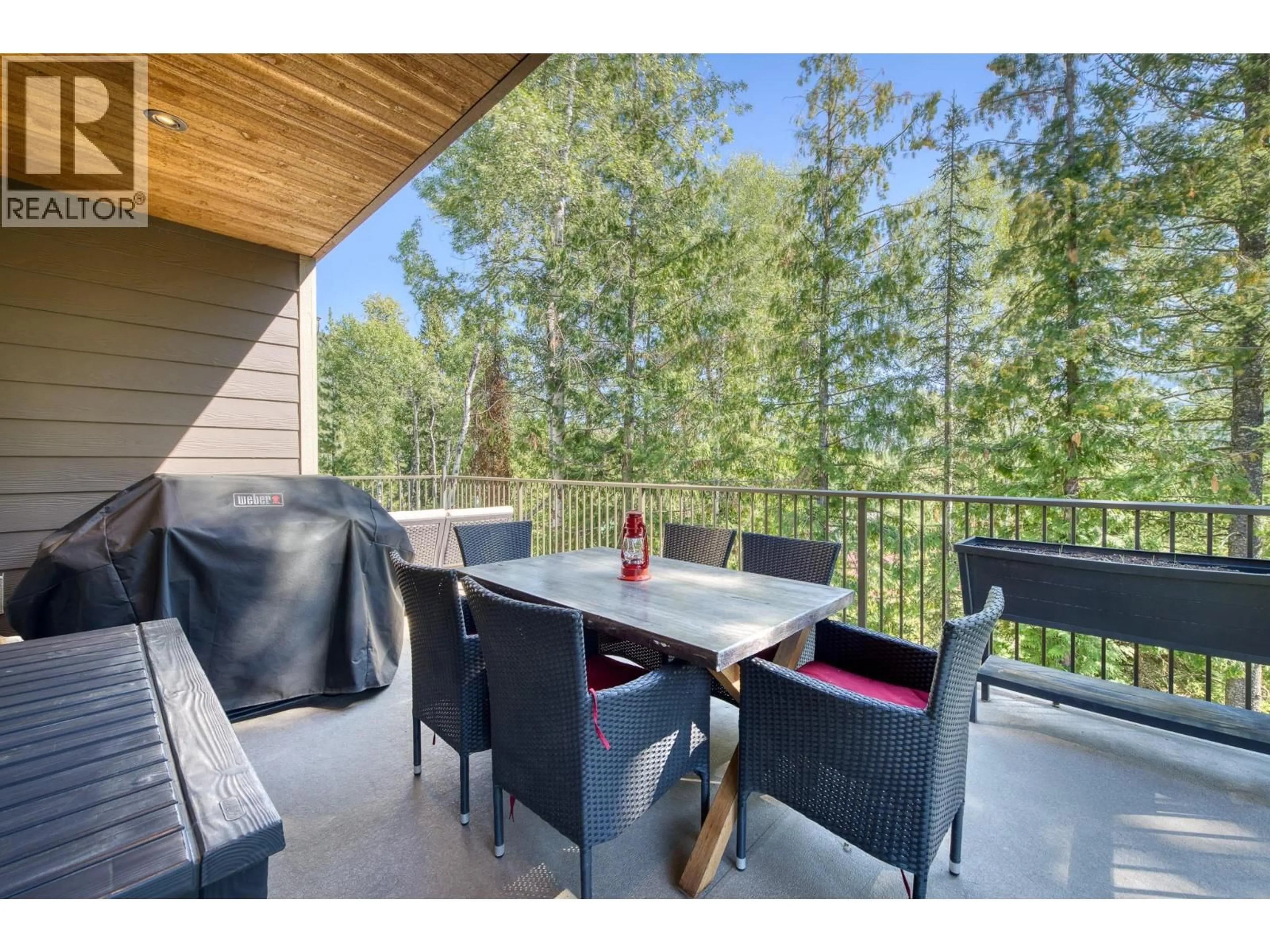 Patio, forest/trees view for 12 ALPINE TRAIL PLACE, Fernie British Columbia V0B1M5