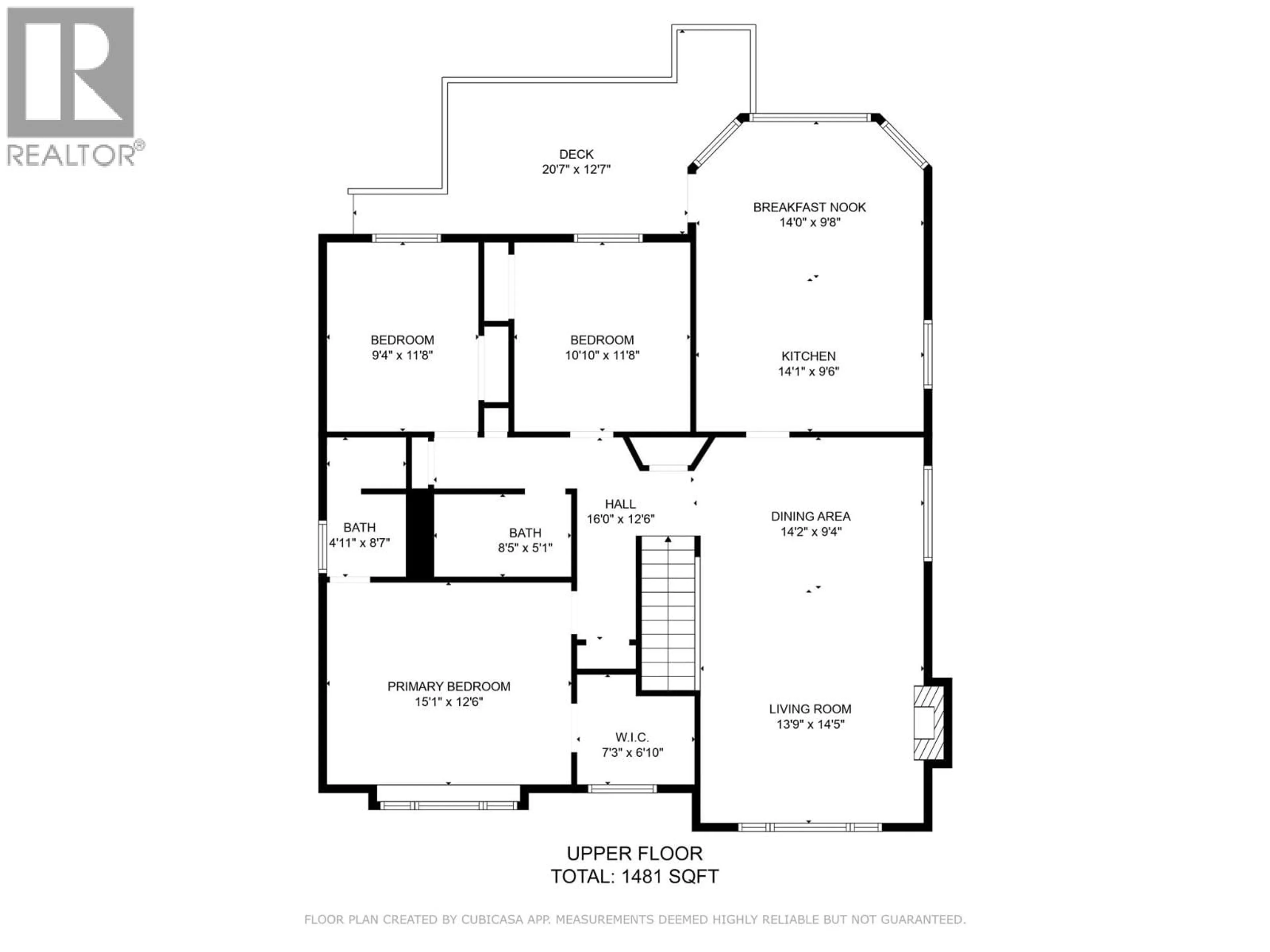 Floor plan for 2280 10 AVENUE SOUTHEAST, Salmon Arm British Columbia V1E2J4