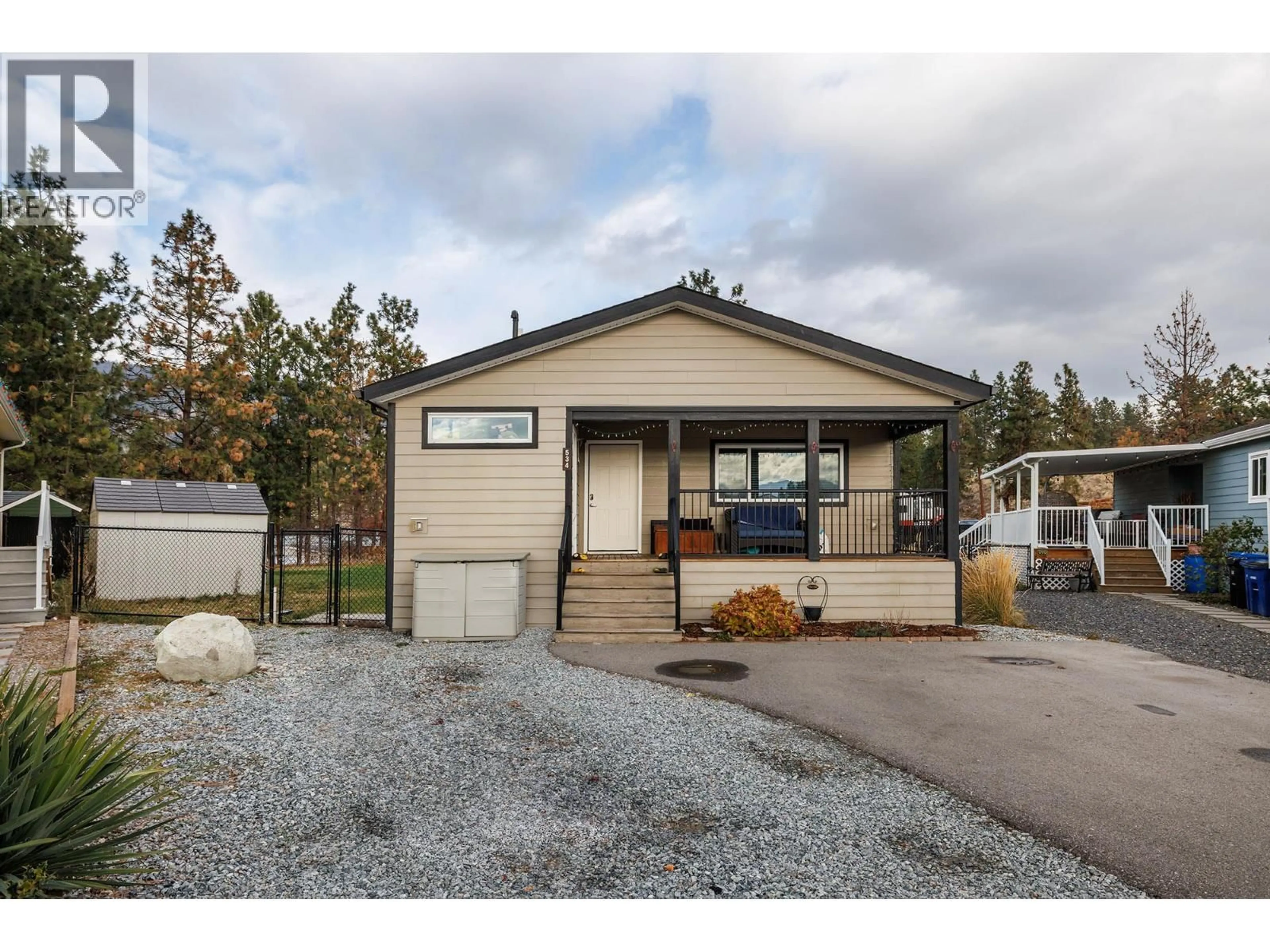Home with vinyl exterior material, street for 534 - 2440 OLD OKANAGAN HIGHWAY, Westbank British Columbia V4T3A3