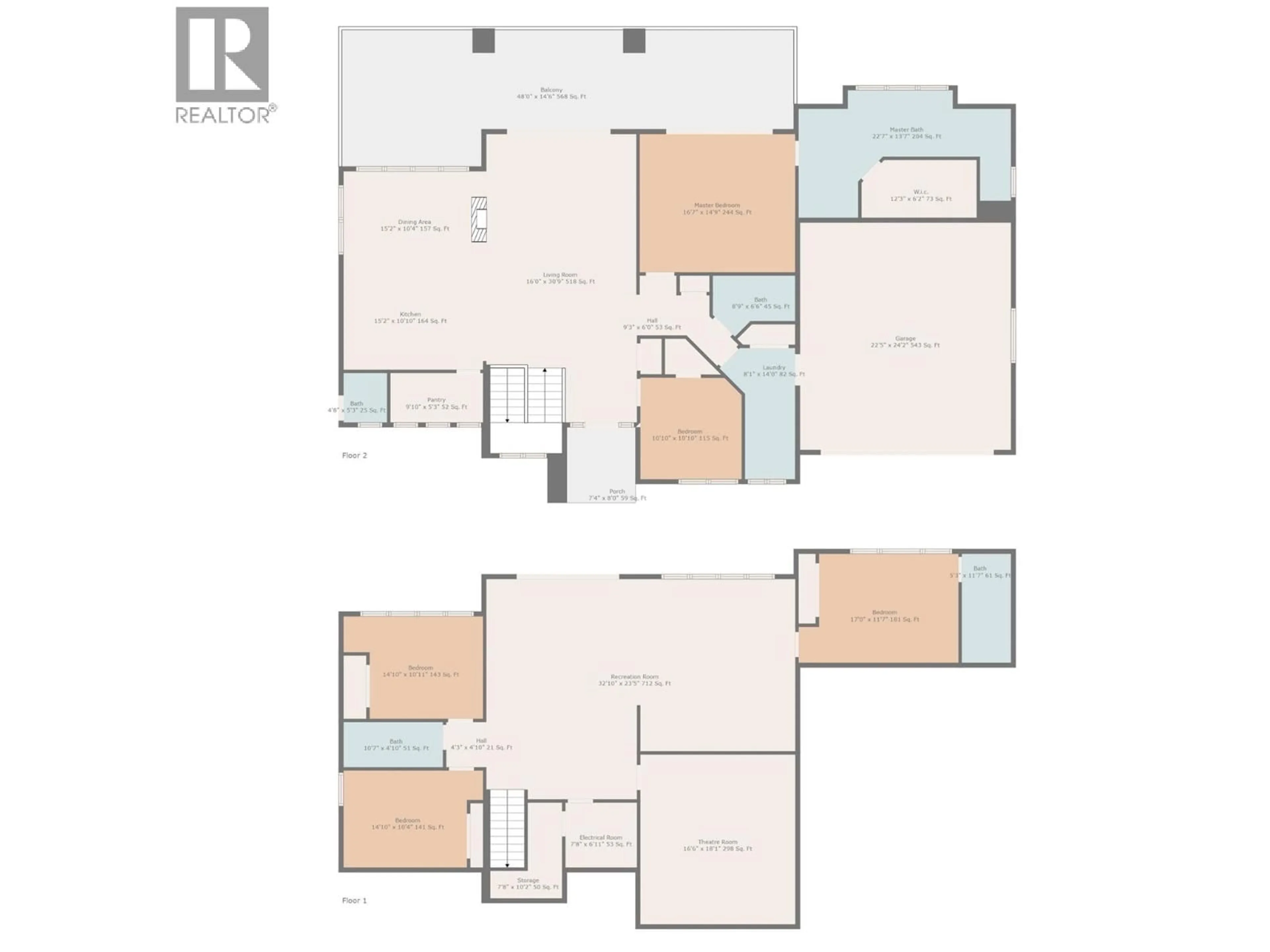 Floor plan for 1823 DIAMOND VIEW DRIVE, West Kelowna British Columbia V1Z4B7