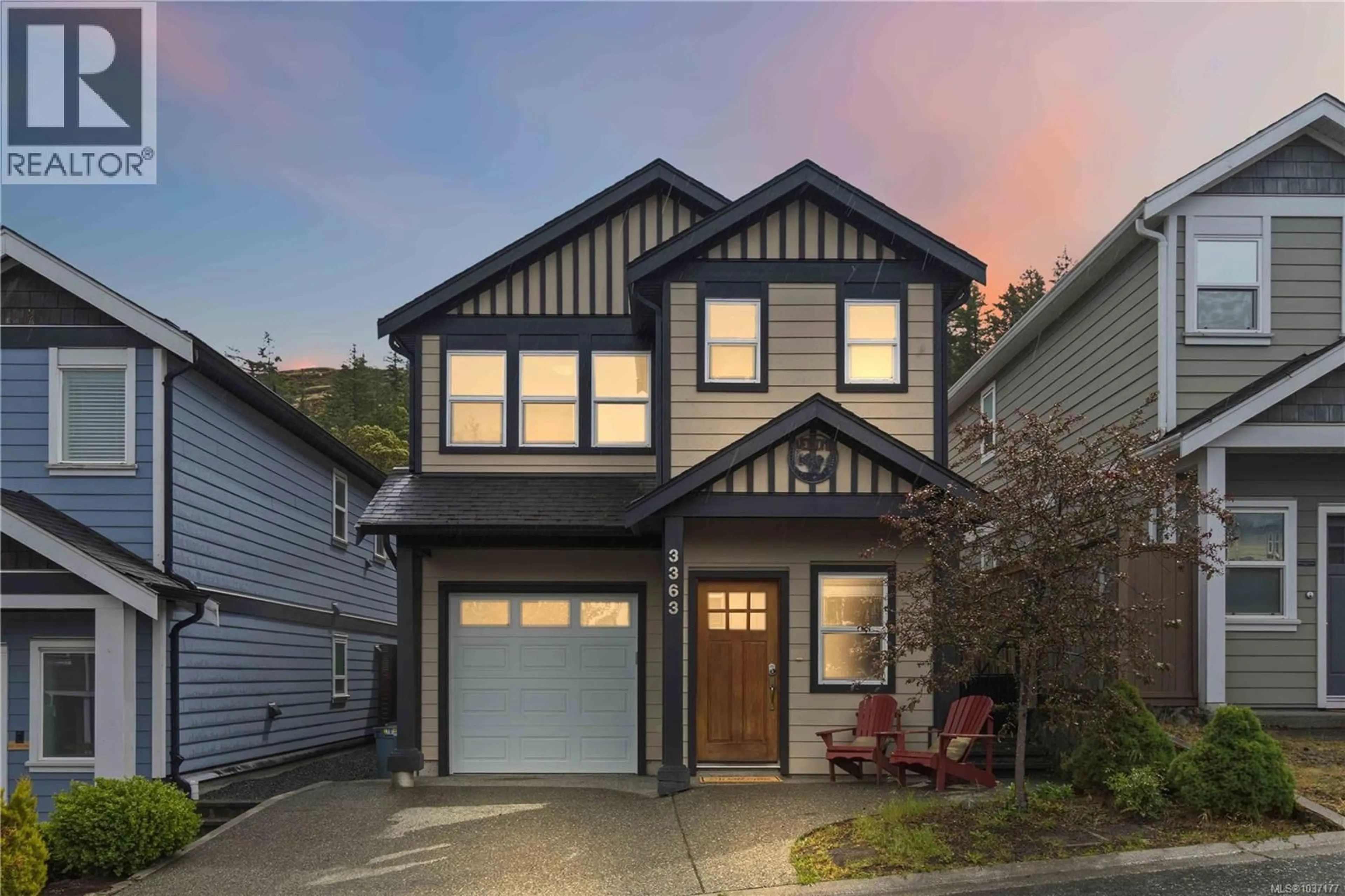 Home with vinyl exterior material, street for 3363 TURNSTONE DRIVE, Langford British Columbia V9C0J4