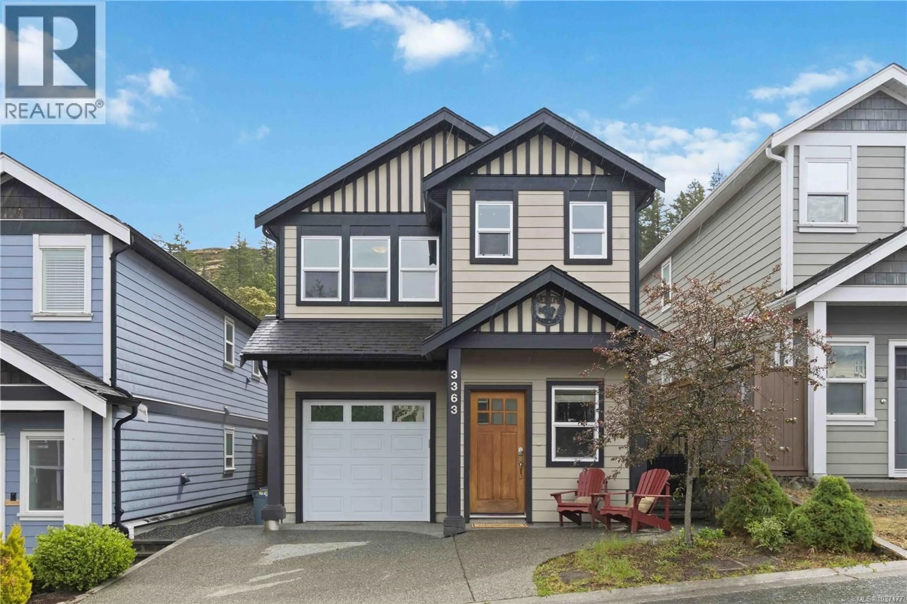 Home with vinyl exterior material, street for 3363 TURNSTONE DRIVE, Langford British Columbia V9C0J4
