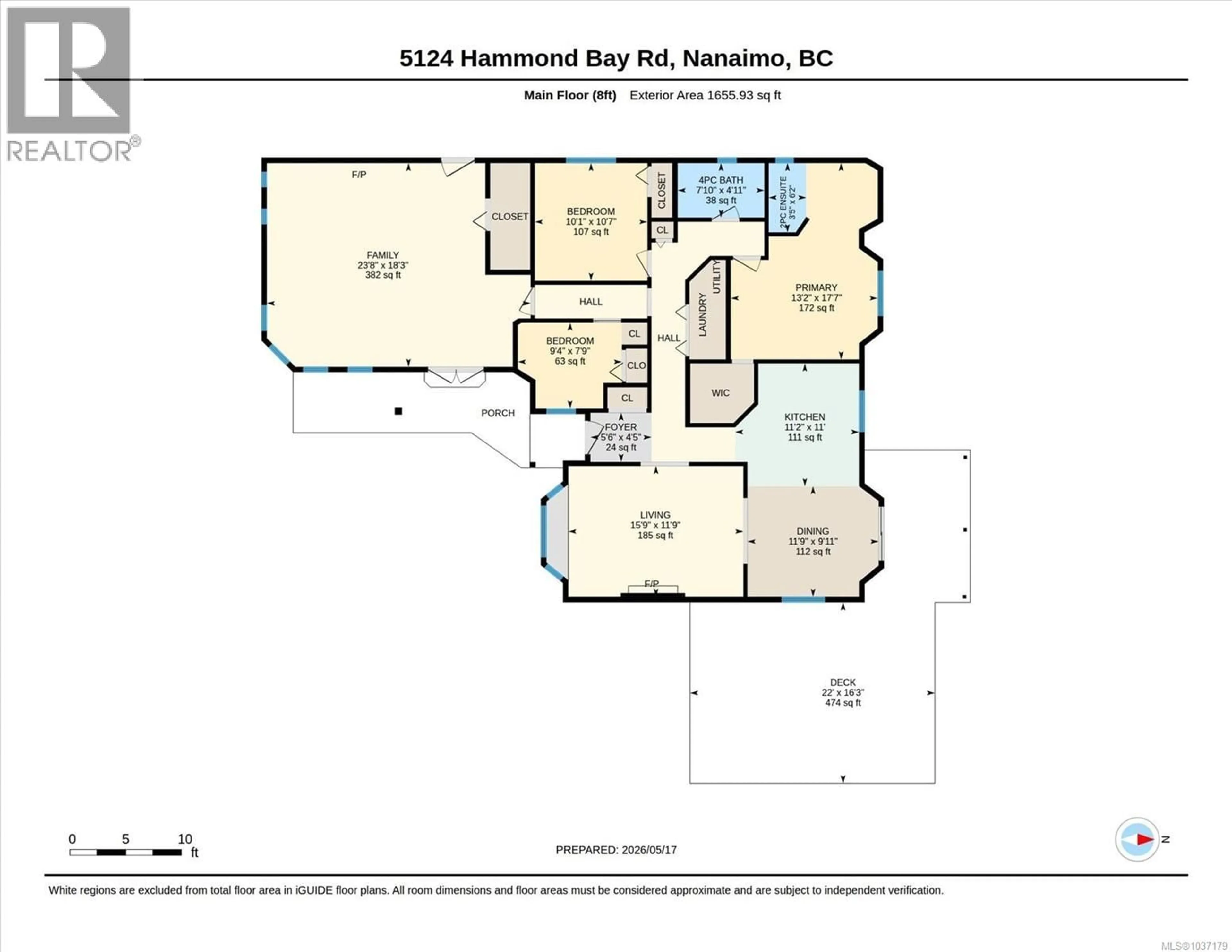Floor plan for 5124 HAMMOND BAY ROAD, Nanaimo British Columbia V9T5B5