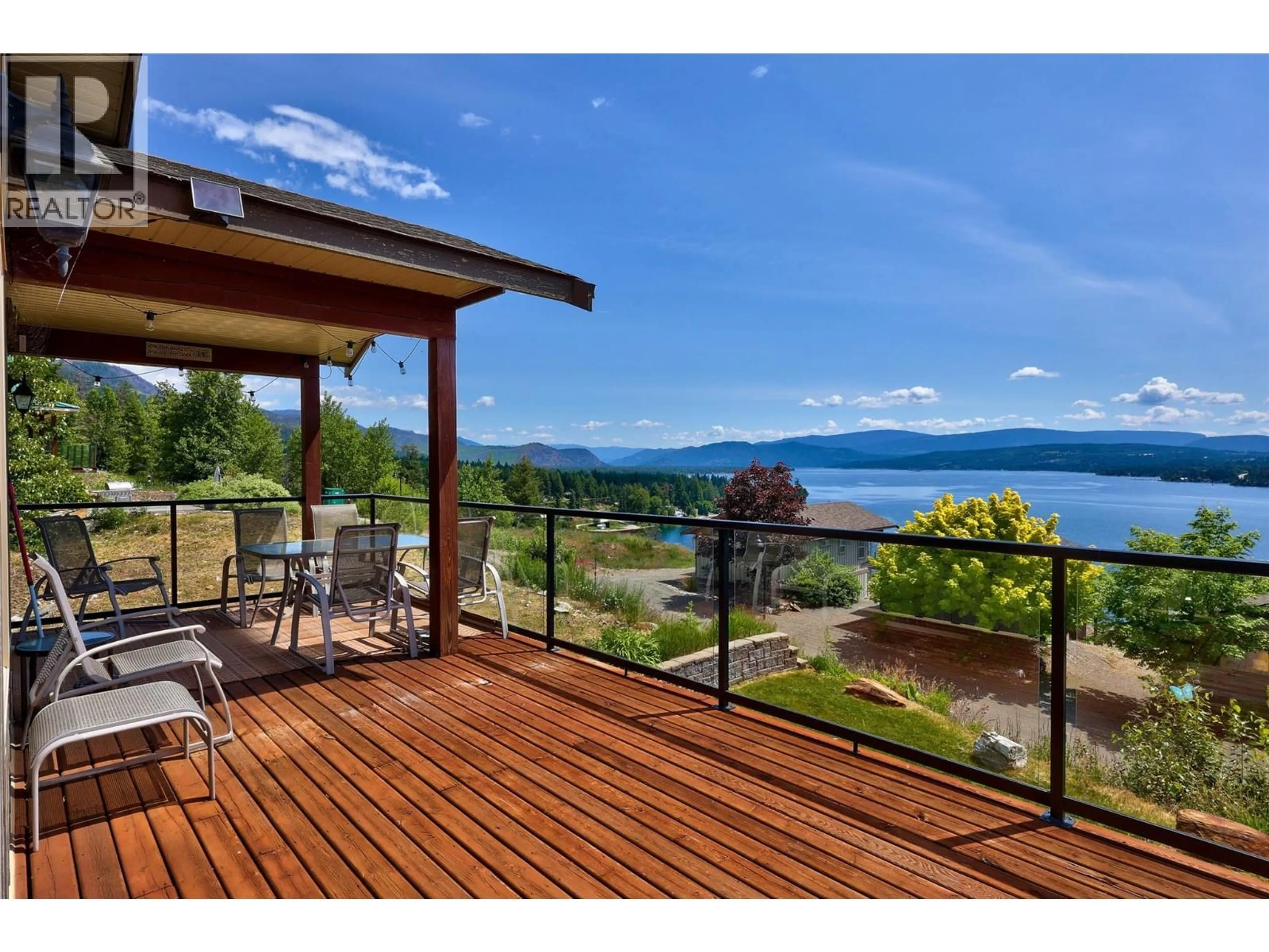 Patio, water/lake/river/ocean view for 198 - 2633 SQUILAX ANGLEMONT ROAD, Lee Creek British Columbia V0E1M4