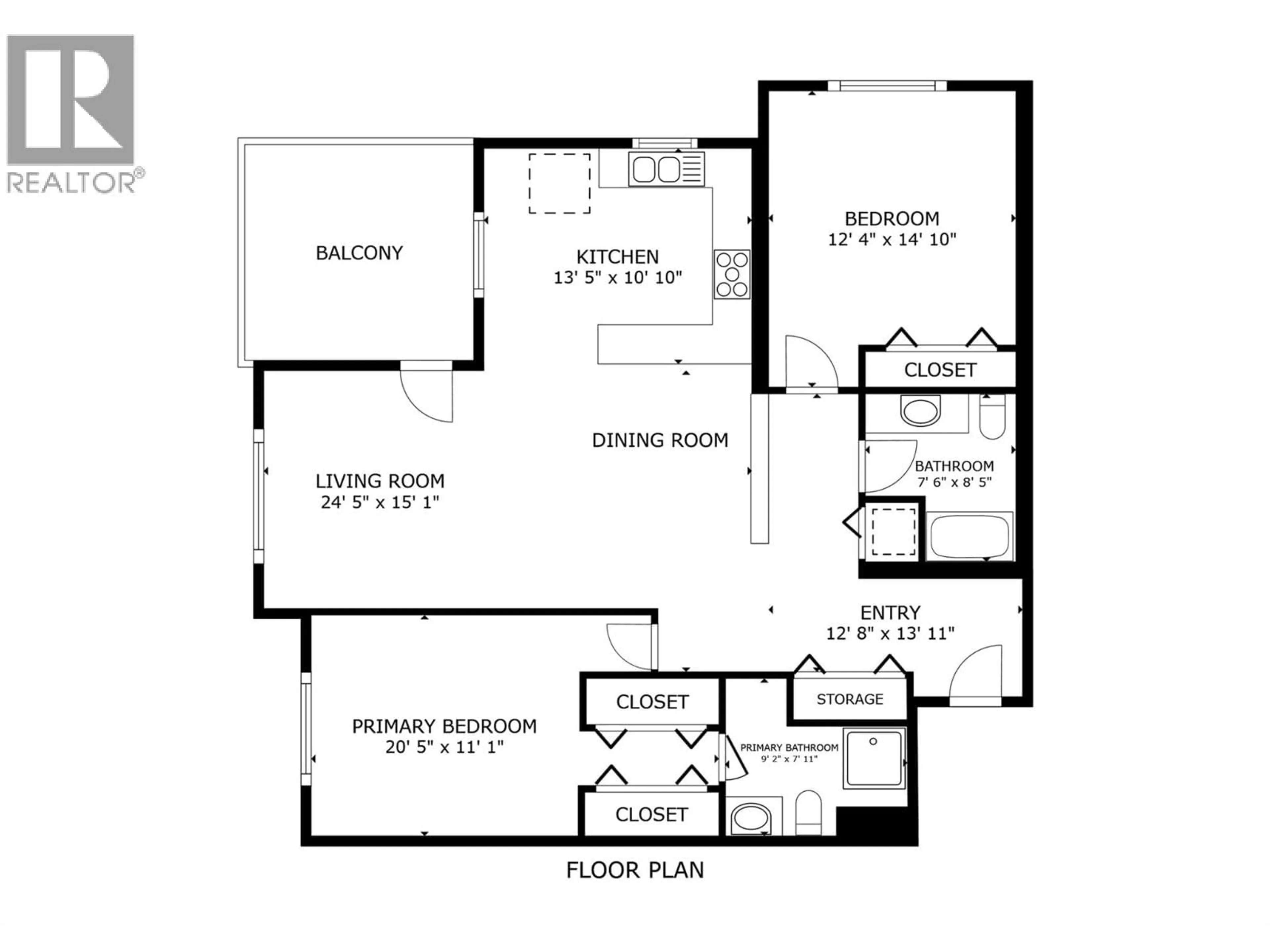 Floor plan for 407 - 770 RUTLAND ROAD, Kelowna British Columbia V1X3B7