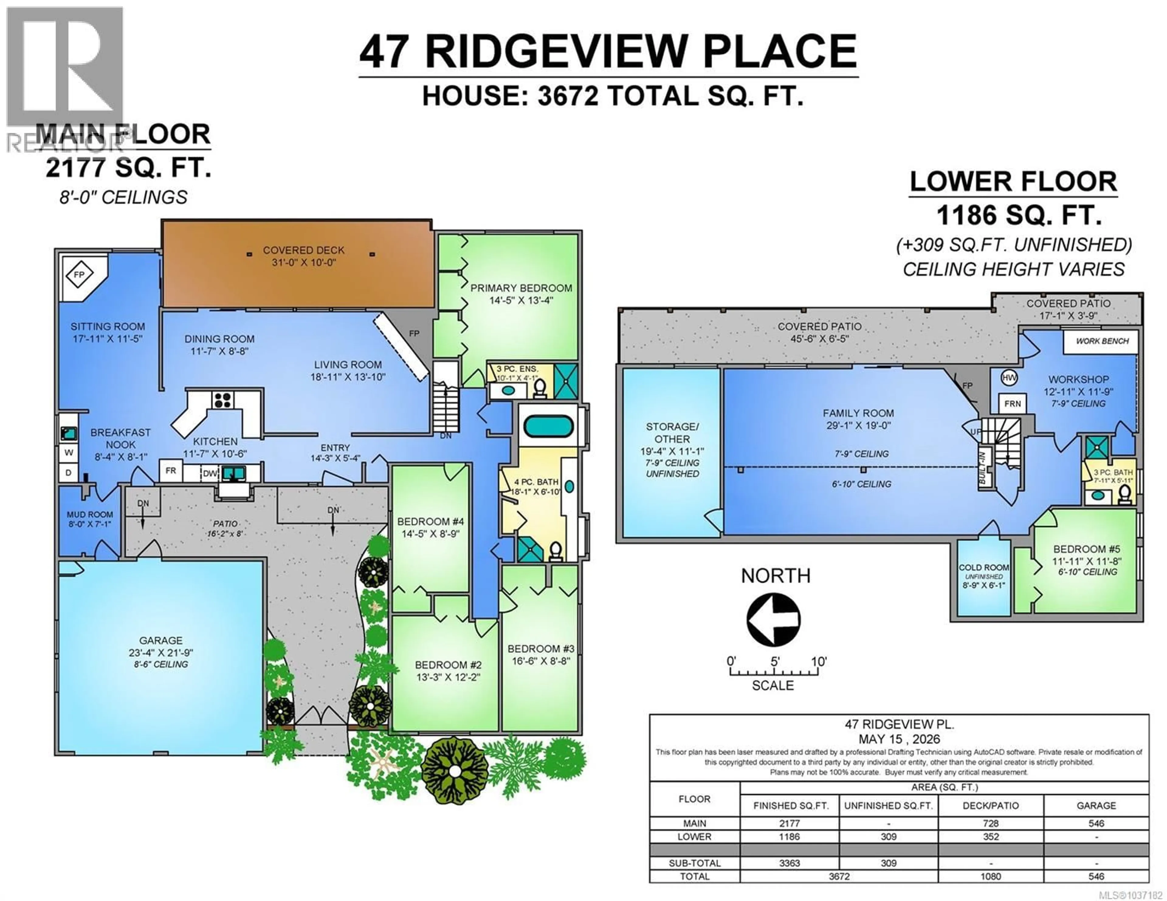 Floor plan for 47 RIDGEVIEW PLACE, Campbell River British Columbia V9W2J6